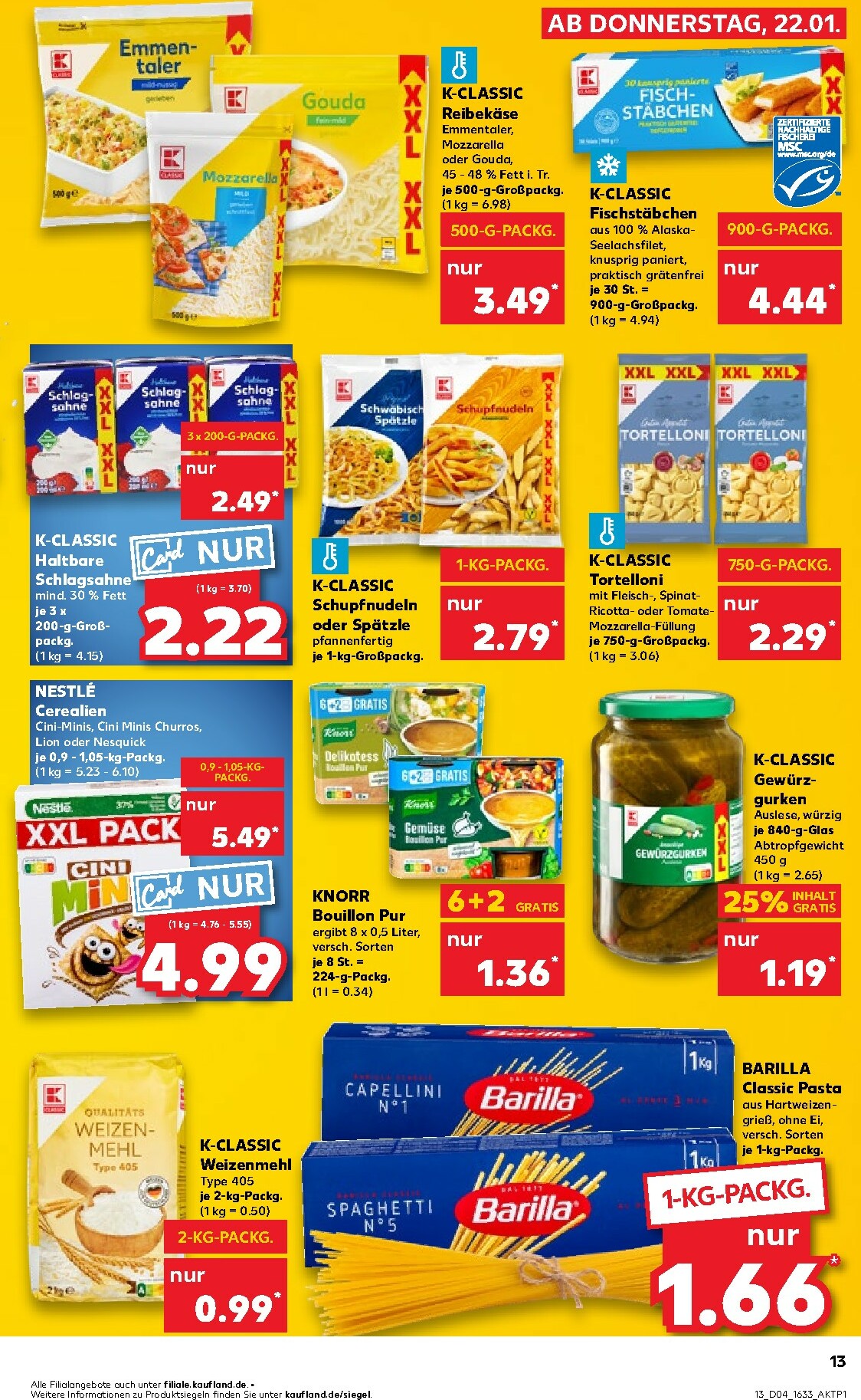 kaufland - Kaufland-Prospekt gültig vom 22.01. bis 28.01. - page: 13