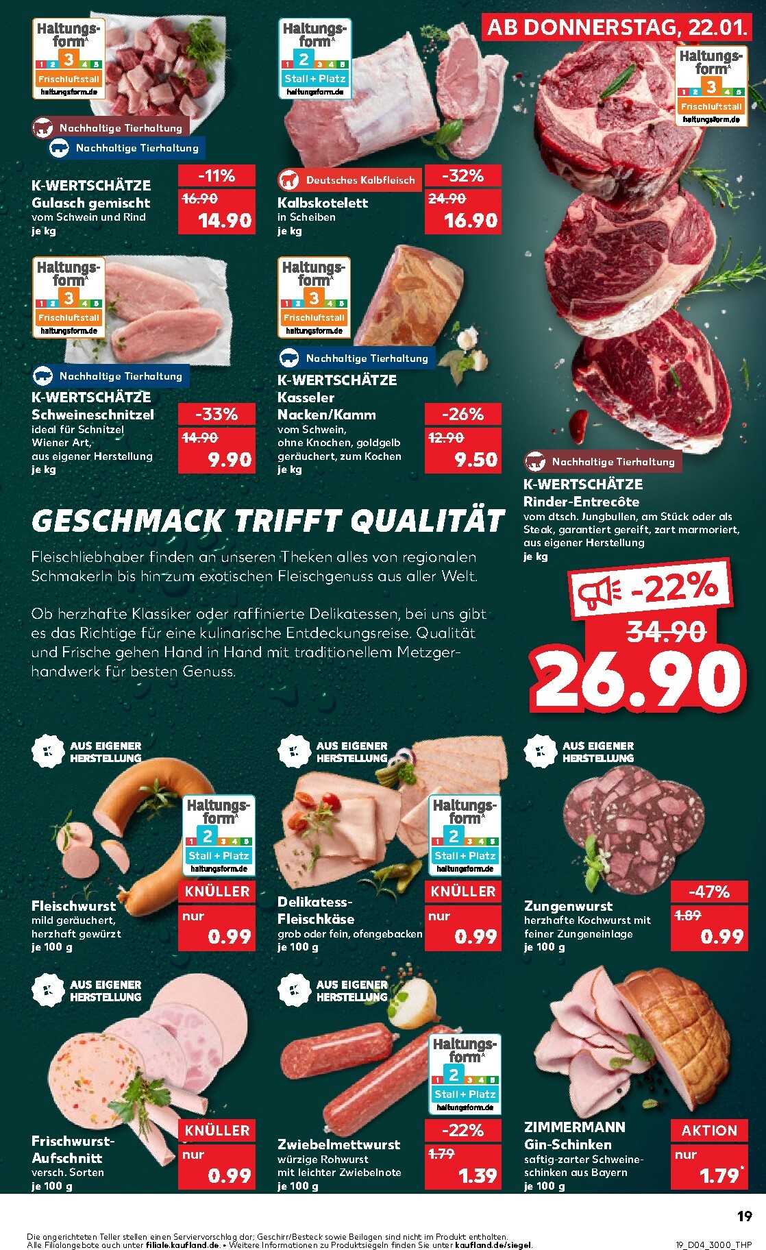 kaufland - Kaufland-Prospekt gültig vom 22.01. bis 28.01. - page: 19