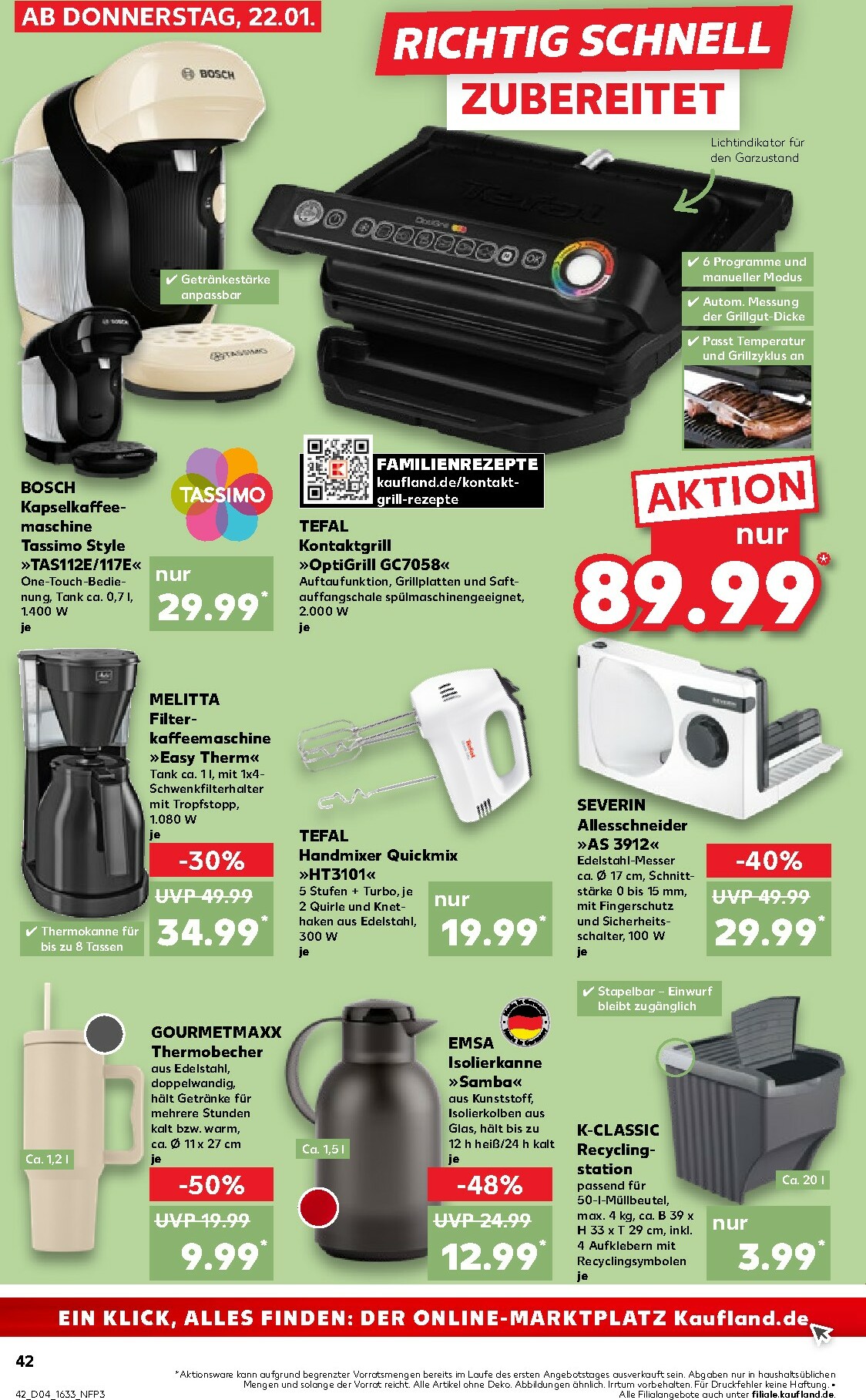 kaufland - Kaufland-Prospekt gültig vom 22.01. bis 28.01. - page: 42