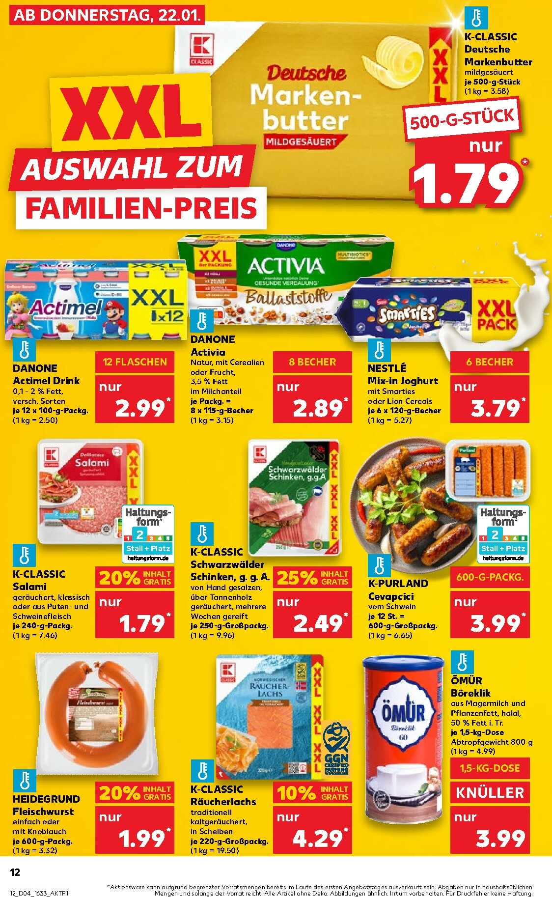 kaufland - Kaufland-Prospekt gültig vom 22.01. bis 28.01. - page: 12