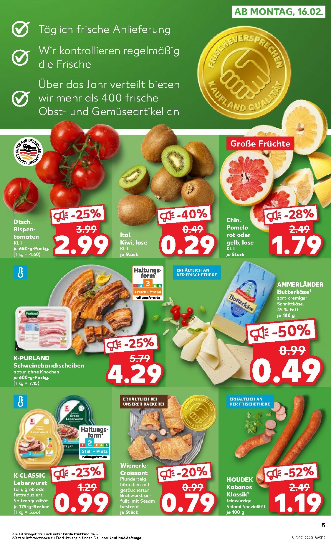 kaufland - Kaufland - Wochenstart-Prospekt gültig vom 16.02.2026 bis 18.02.2026 - page: 5