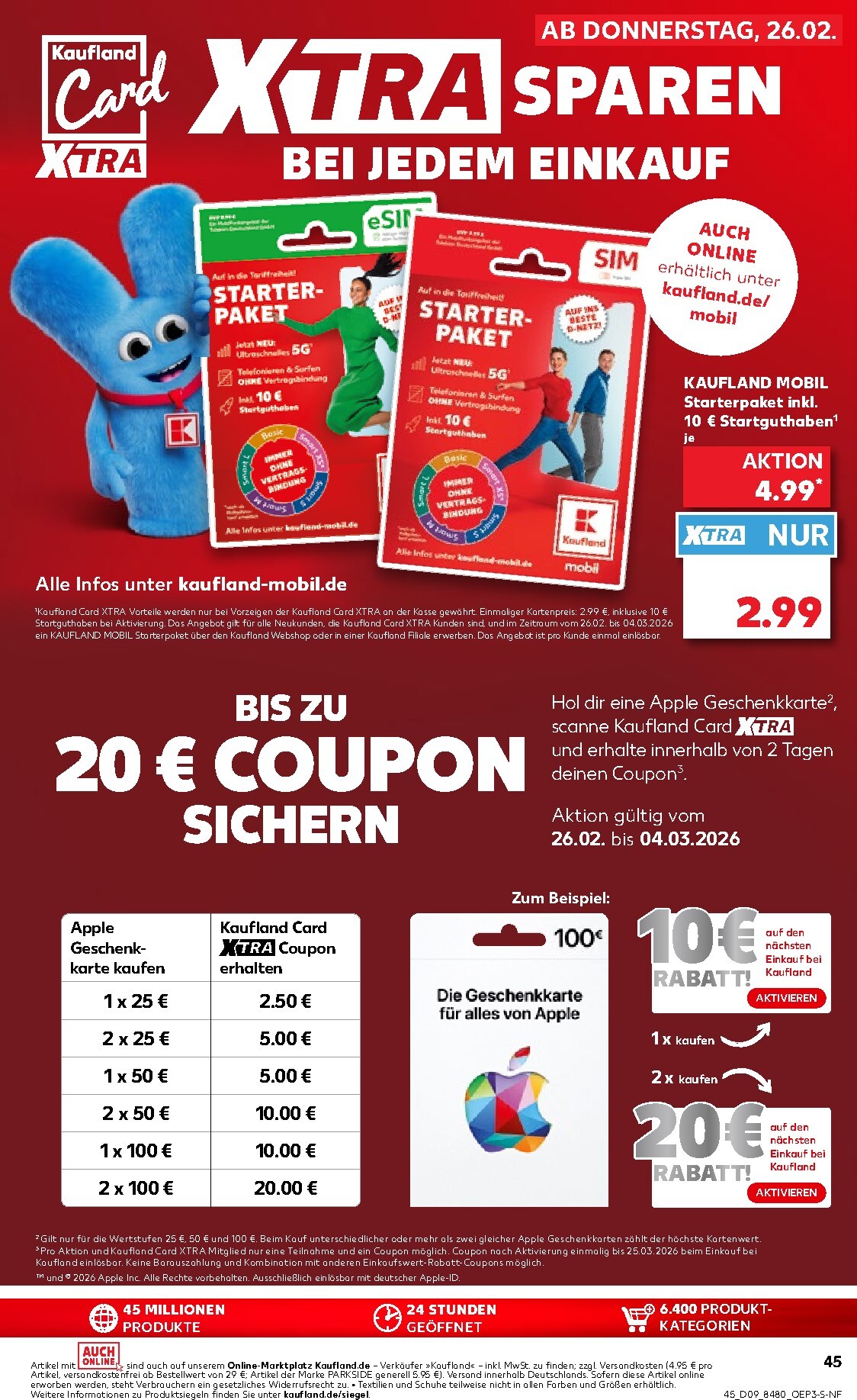 kaufland - Kaufland-Prospekt gültig vom 26.02.2026 bis 04.03.2026 - page: 45