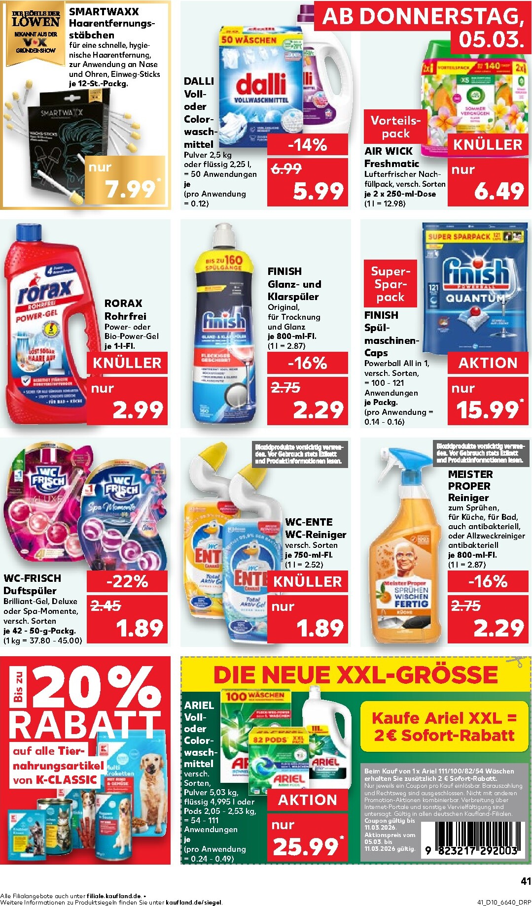 kaufland - Kaufland-Prospekt gültig vom 05.03.2026 bis 11.03.2026 - page: 41