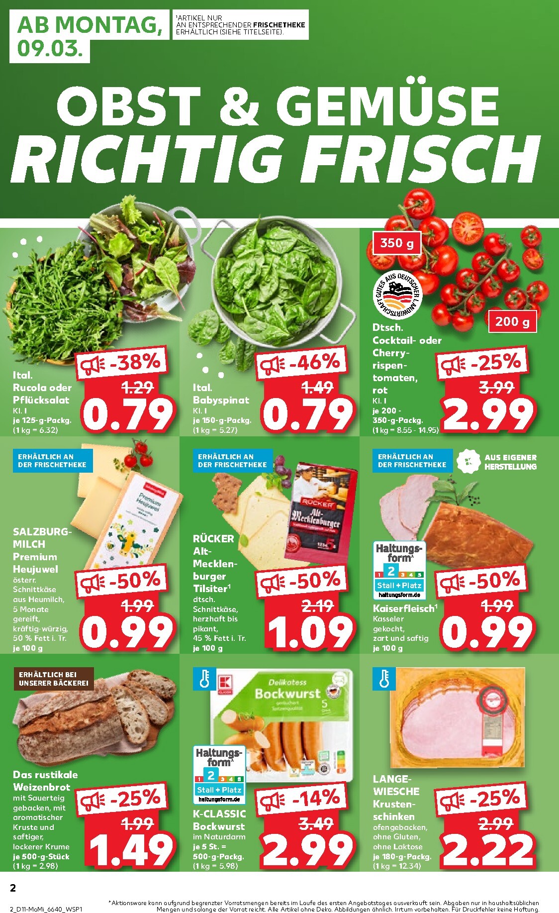 kaufland - Kaufland - Wochenstart-Prospekt gültig vom 09.03.2026 bis 11.03.2026 - page: 2