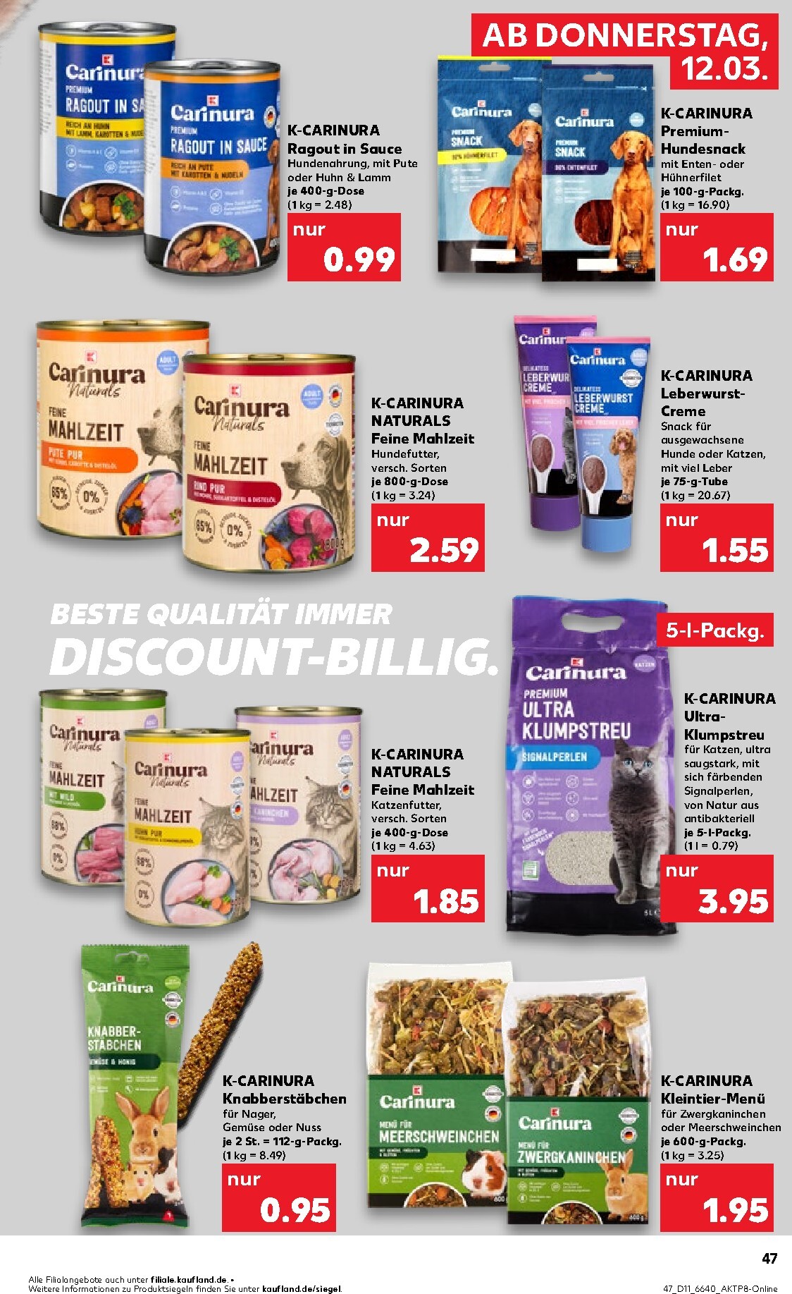 kaufland - Kaufland-Prospekt gültig vom 12.03.2026 bis 18.03.2026 - page: 47