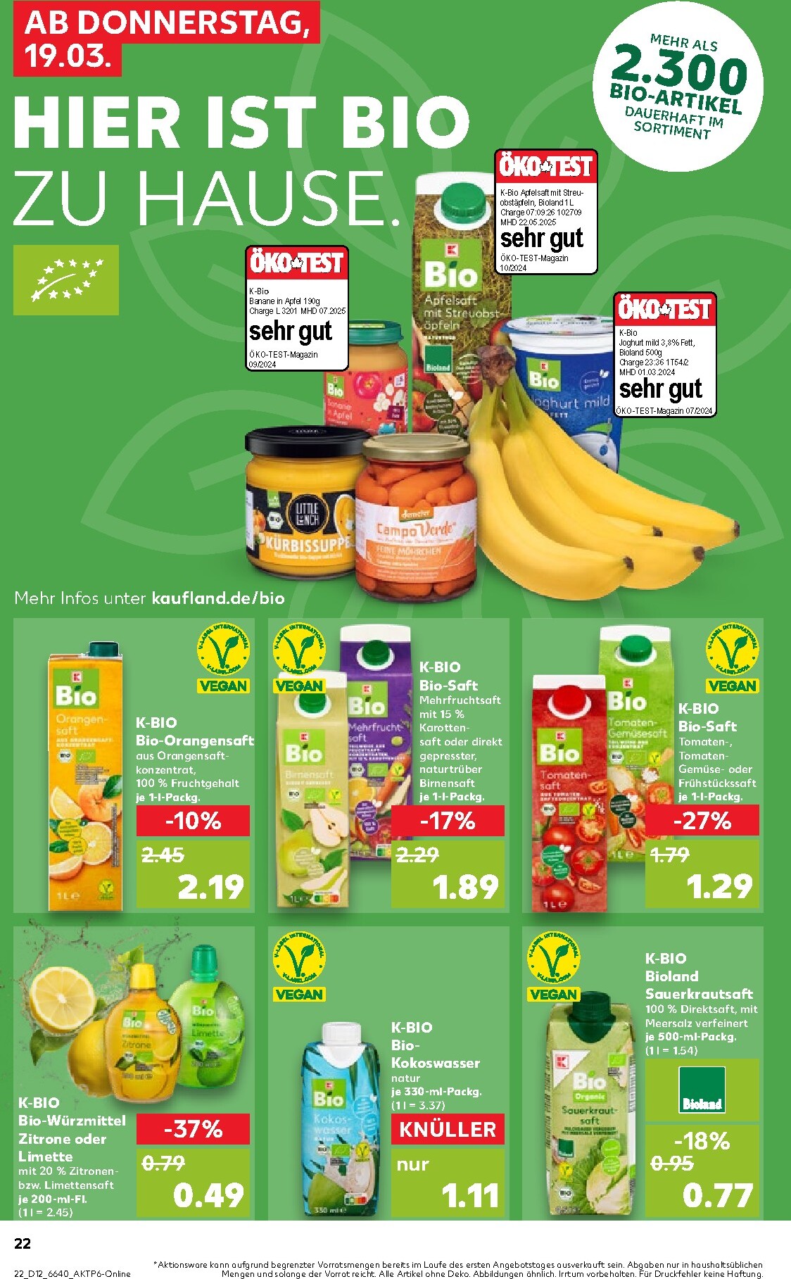 kaufland - Kaufland-Prospekt gültig vom 19.03.2026 bis 25.03.2026 - page: 22