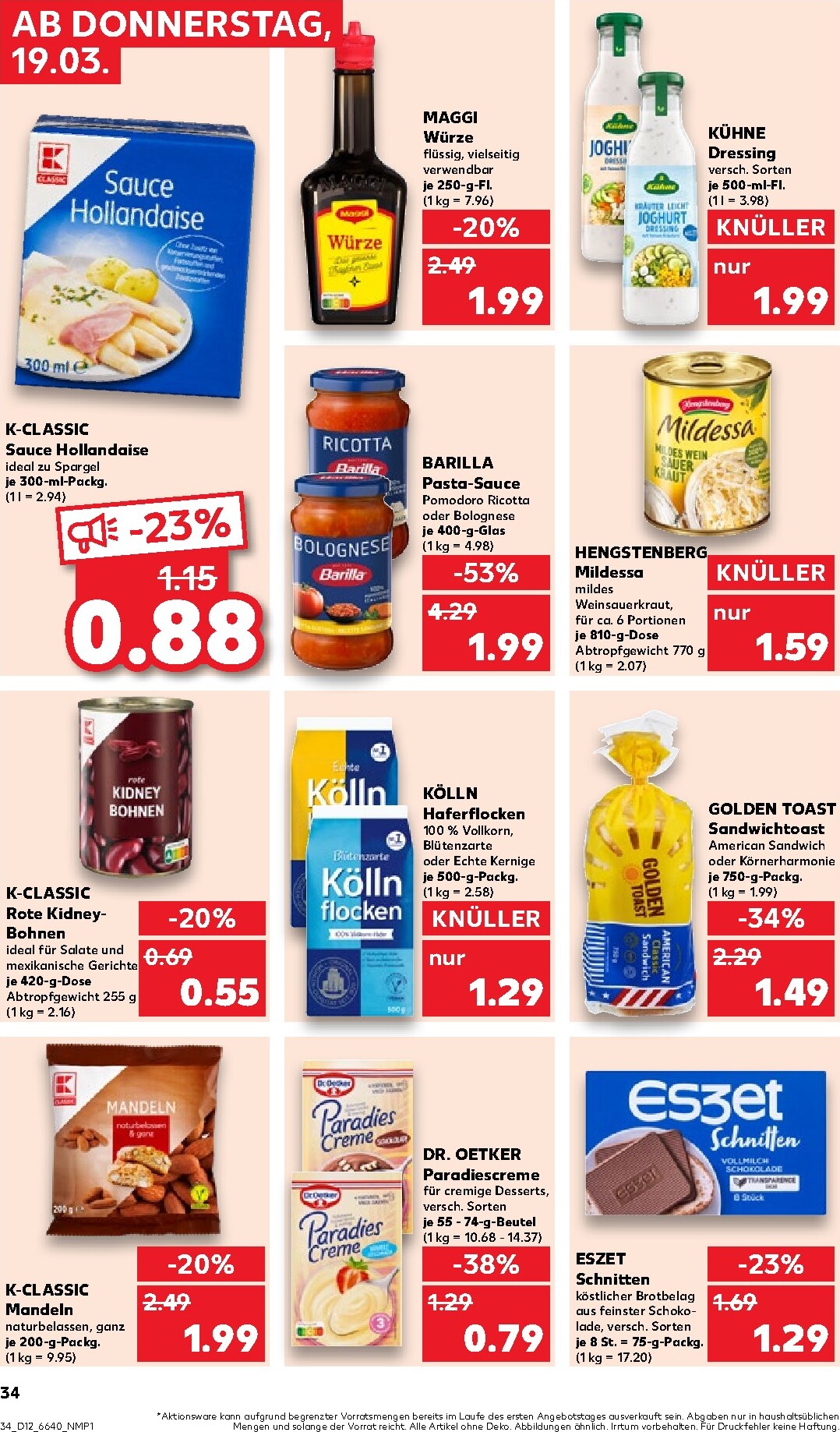 kaufland - Kaufland-Prospekt gültig vom 19.03.2026 bis 25.03.2026 - page: 34