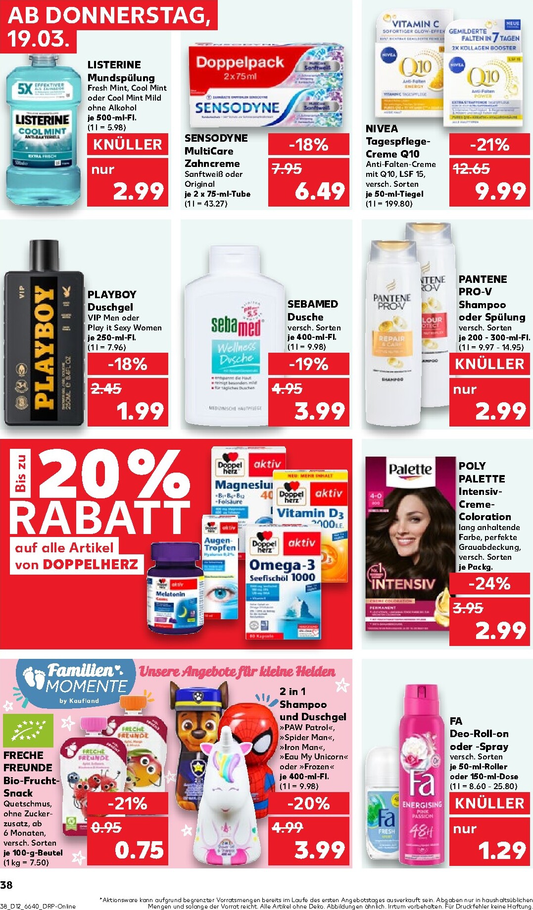 kaufland - Kaufland-Prospekt gültig vom 19.03.2026 bis 25.03.2026 - page: 38