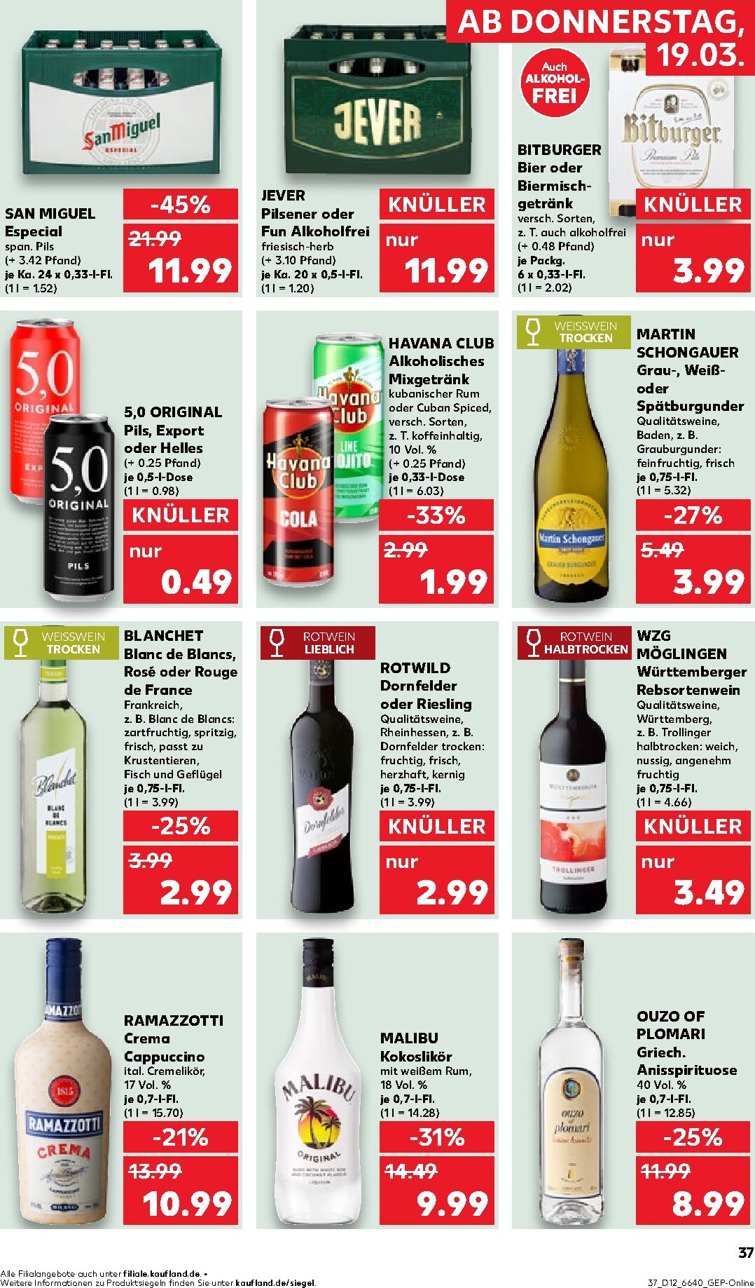 kaufland - Kaufland-Prospekt gültig vom 19.03.2026 bis 25.03.2026 - page: 37