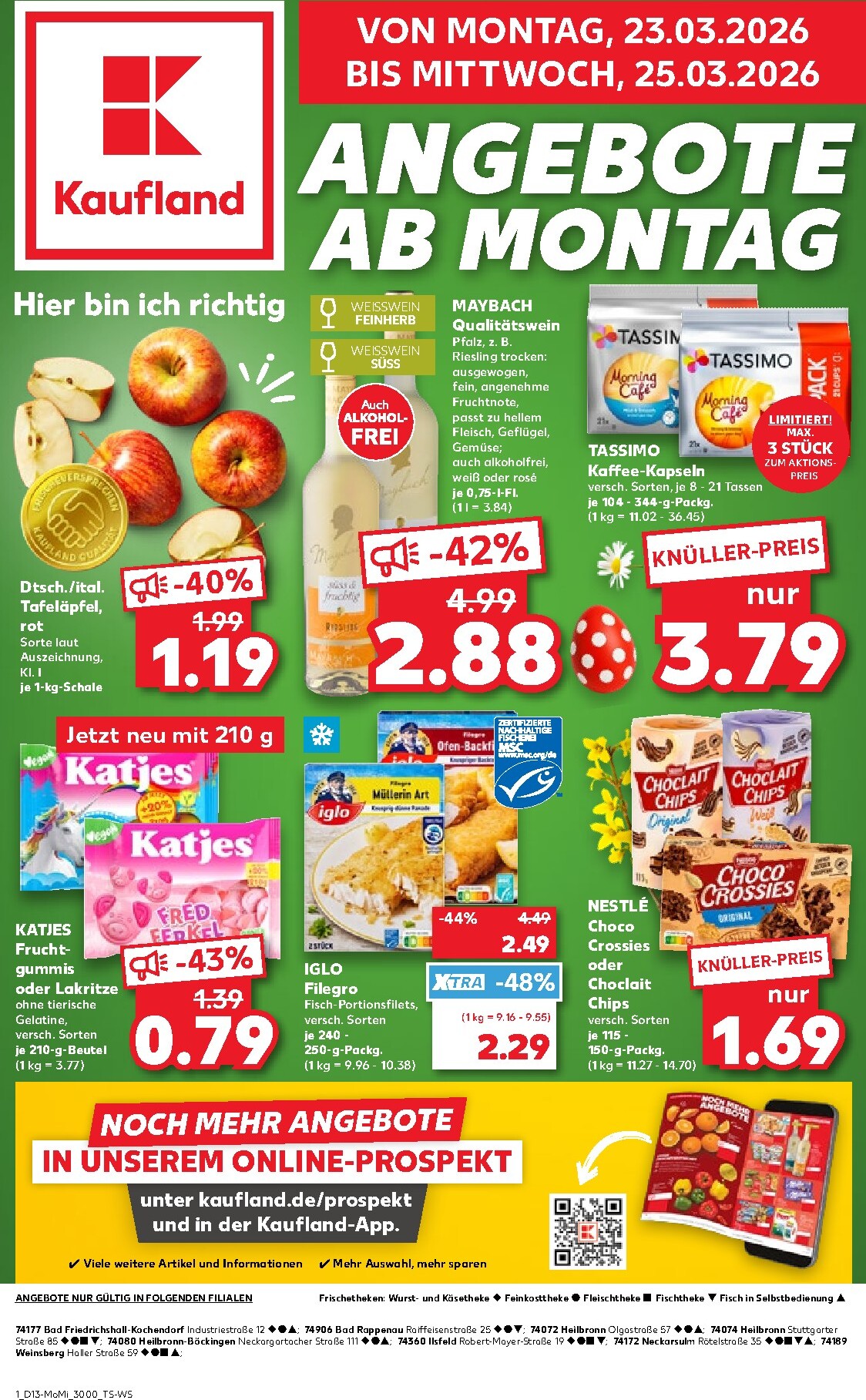 kaufland - Kaufland-Prospekt gültig vom 23.03.2026 bis 25.03.2026 - page: 1