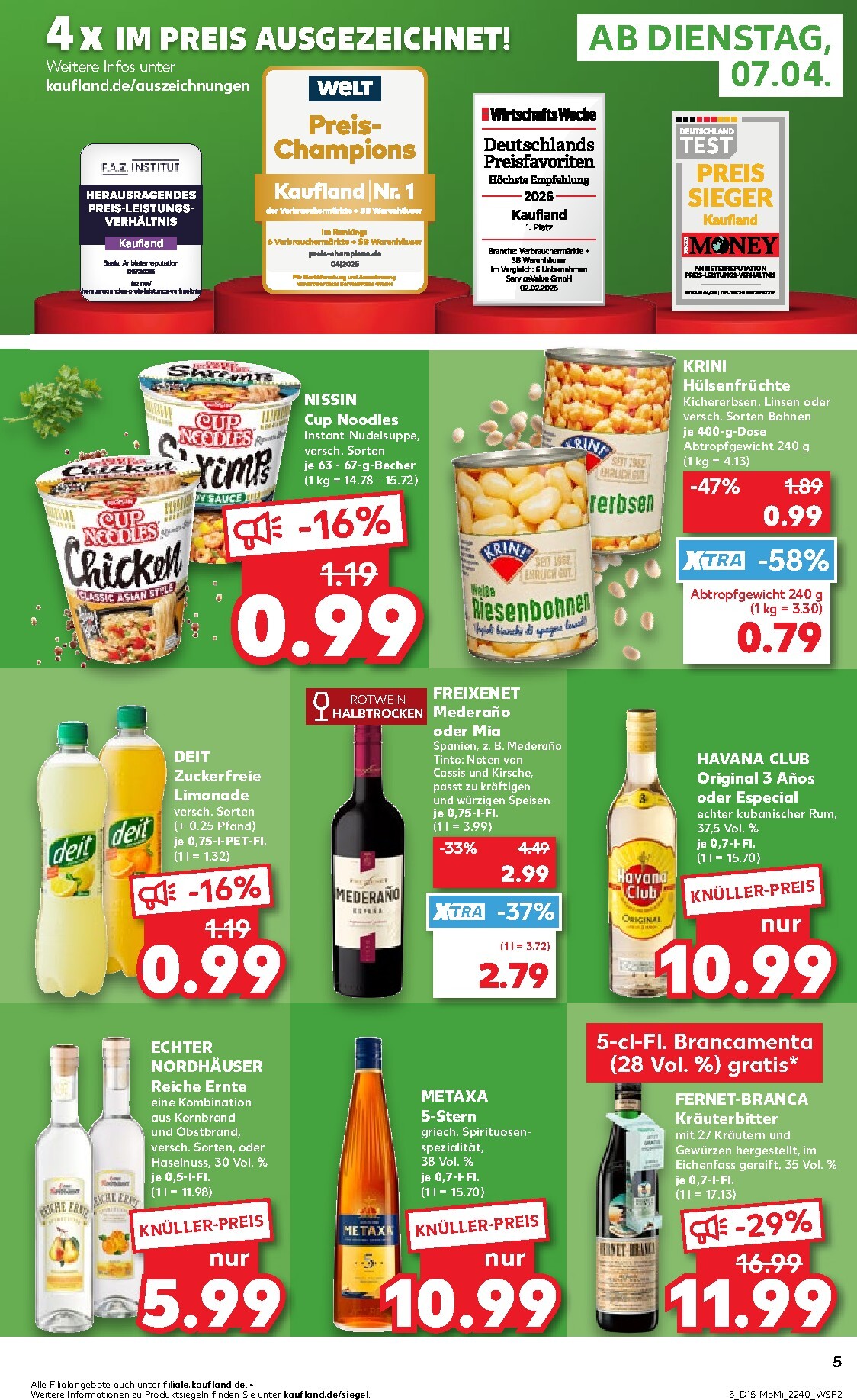 kaufland - Kaufland - Angebote ab Dienstag-Prospekt gültig vom 07.04.2026 bis 08.04.2026 - page: 5