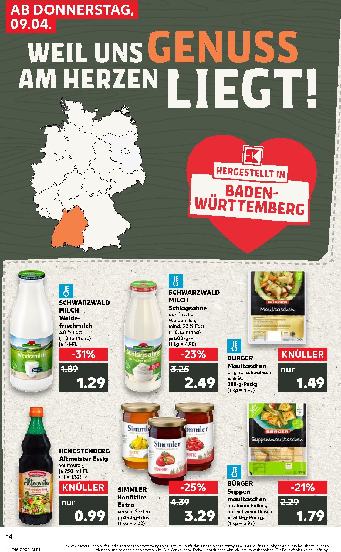 kaufland - Kaufland-Prospekt gültig vom 09.04.2026 bis 15.04.2026 - page: 14