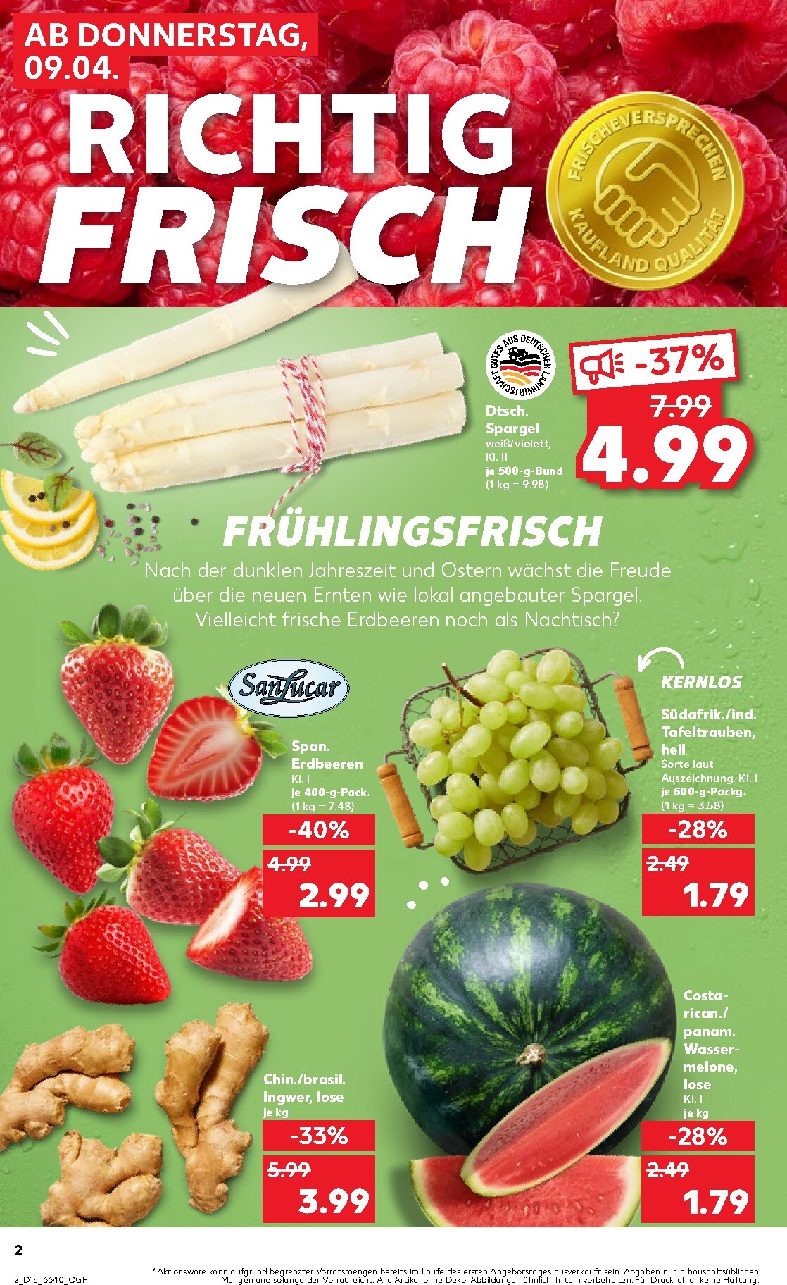 kaufland - Kaufland-Prospekt gültig vom 09.04.2026 bis 15.04.2026 - page: 2