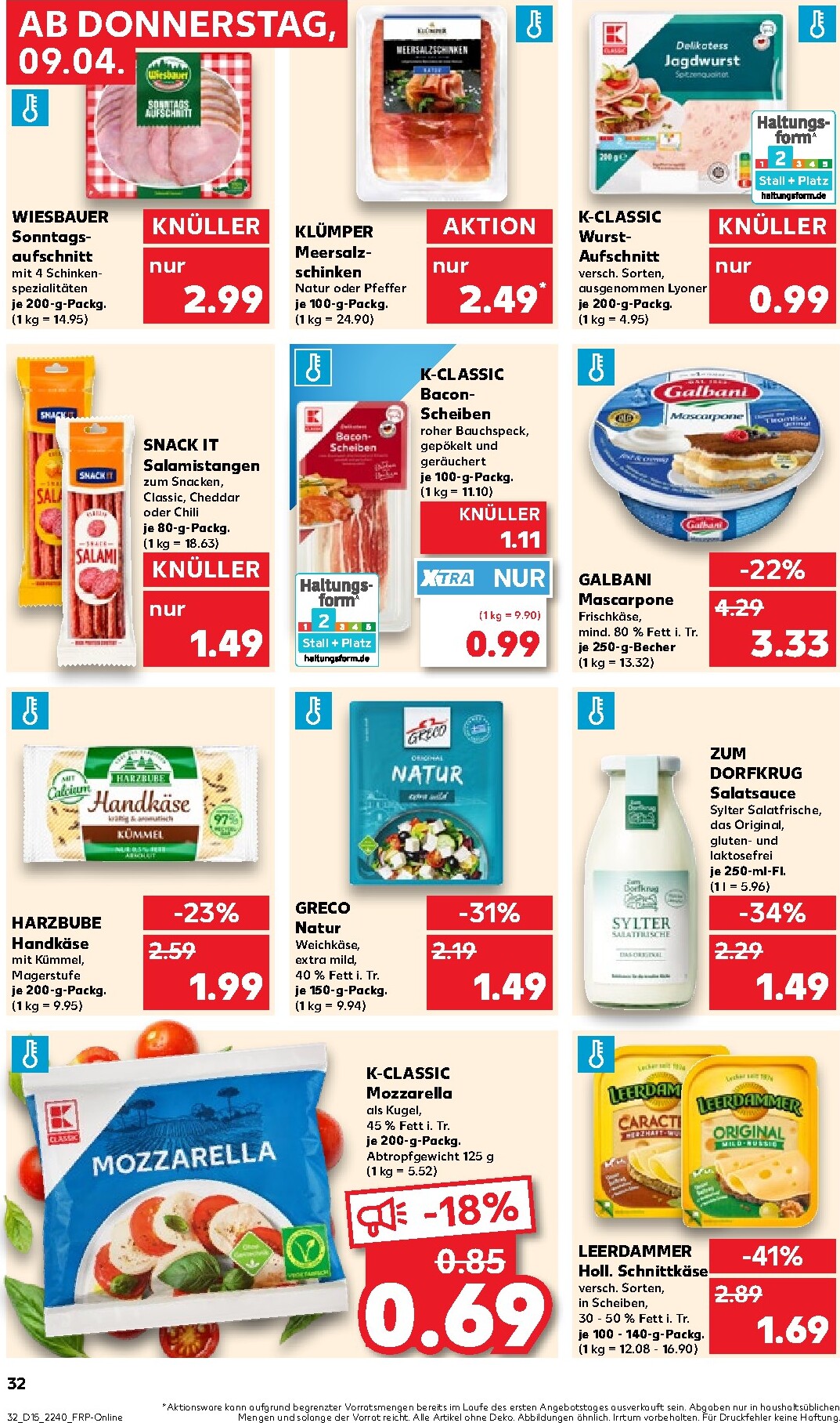 kaufland - Kaufland-Prospekt gültig vom 09.04.2026 bis 15.04.2026 - page: 32