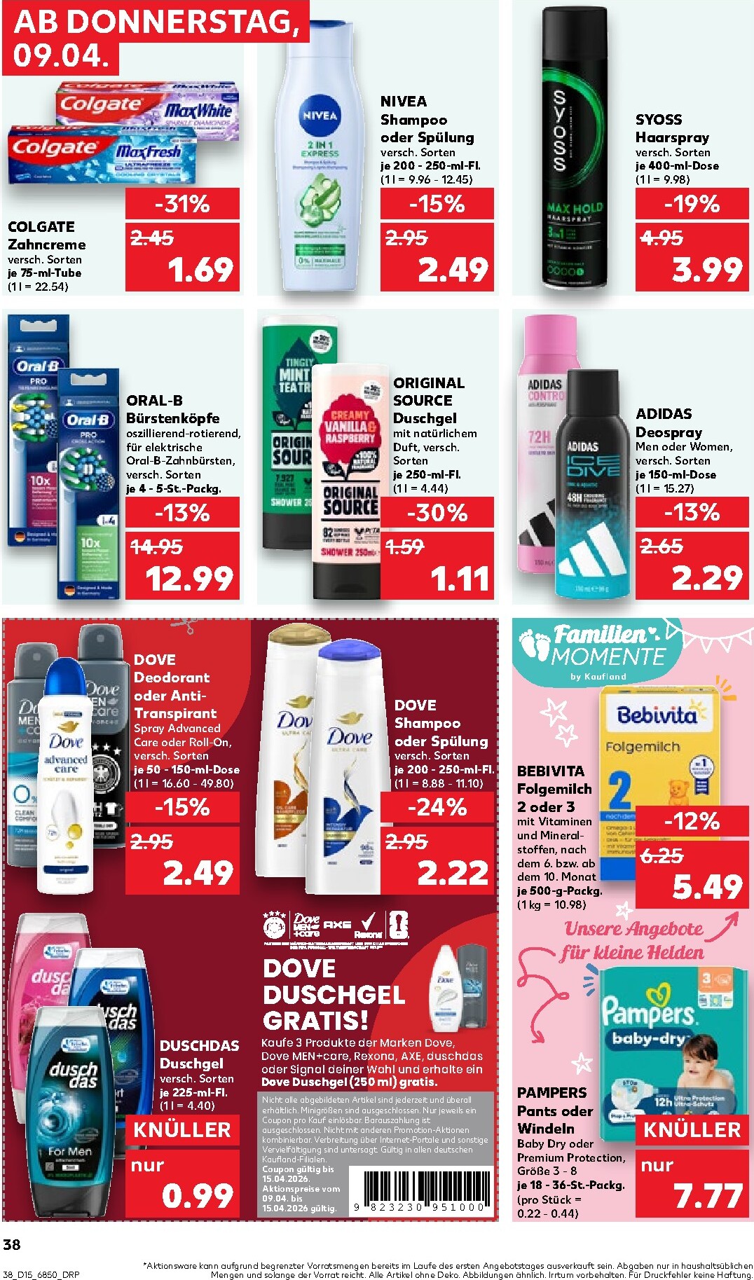 kaufland - Kaufland-Prospekt gültig vom 09.04.2026 bis 15.04.2026 - page: 38