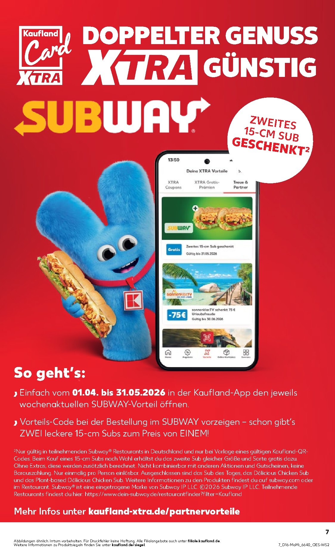 kaufland - Kaufland - Angebote ab Montag Prospekt nächste Woche – von Montag 13.04.2026 bis Mittwoch 15.04.2026 - page: 7