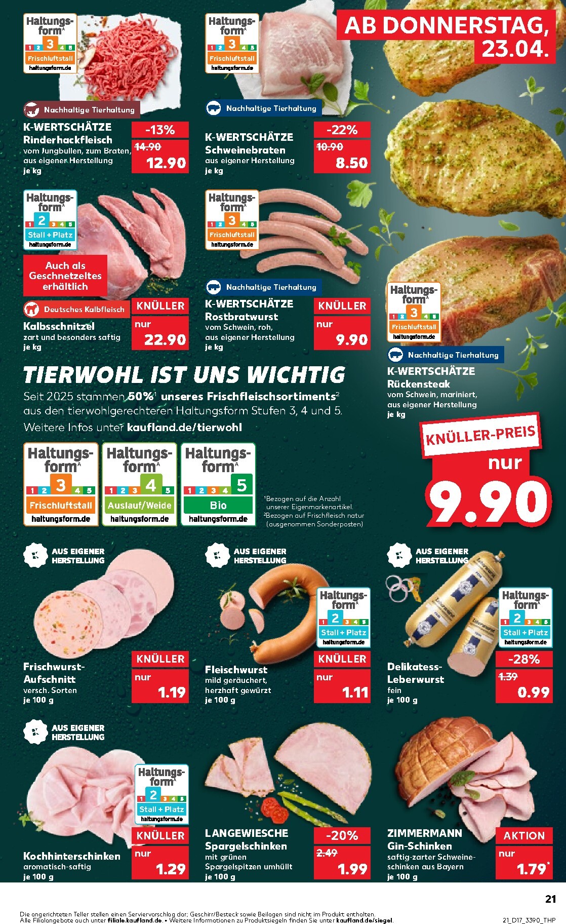 kaufland - Kaufland Prospekt nächste Woche – von Donnerstag 23.04.2026 bis Mittwoch 29.04.2026 - page: 21