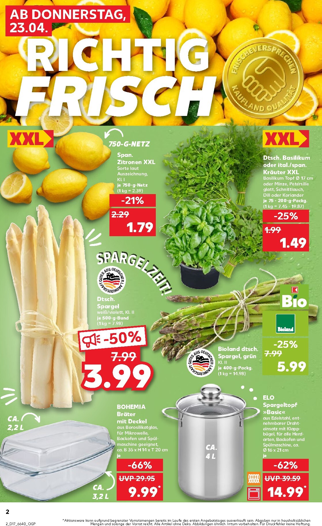 kaufland - Kaufland Prospekt nächste Woche – von Donnerstag 23.04.2026 bis Mittwoch 29.04.2026 - page: 2