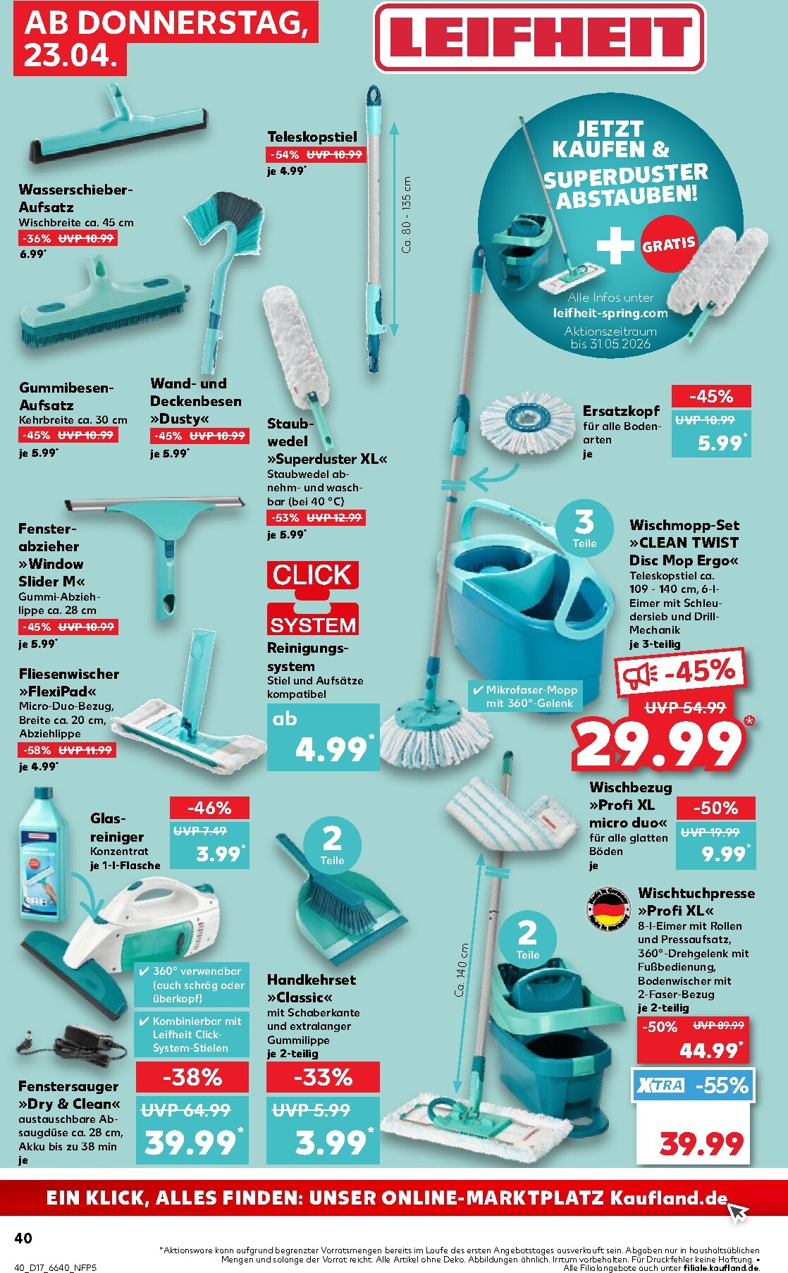 kaufland - Kaufland Prospekt nächste Woche – von Donnerstag 23.04.2026 bis Mittwoch 29.04.2026 - page: 40