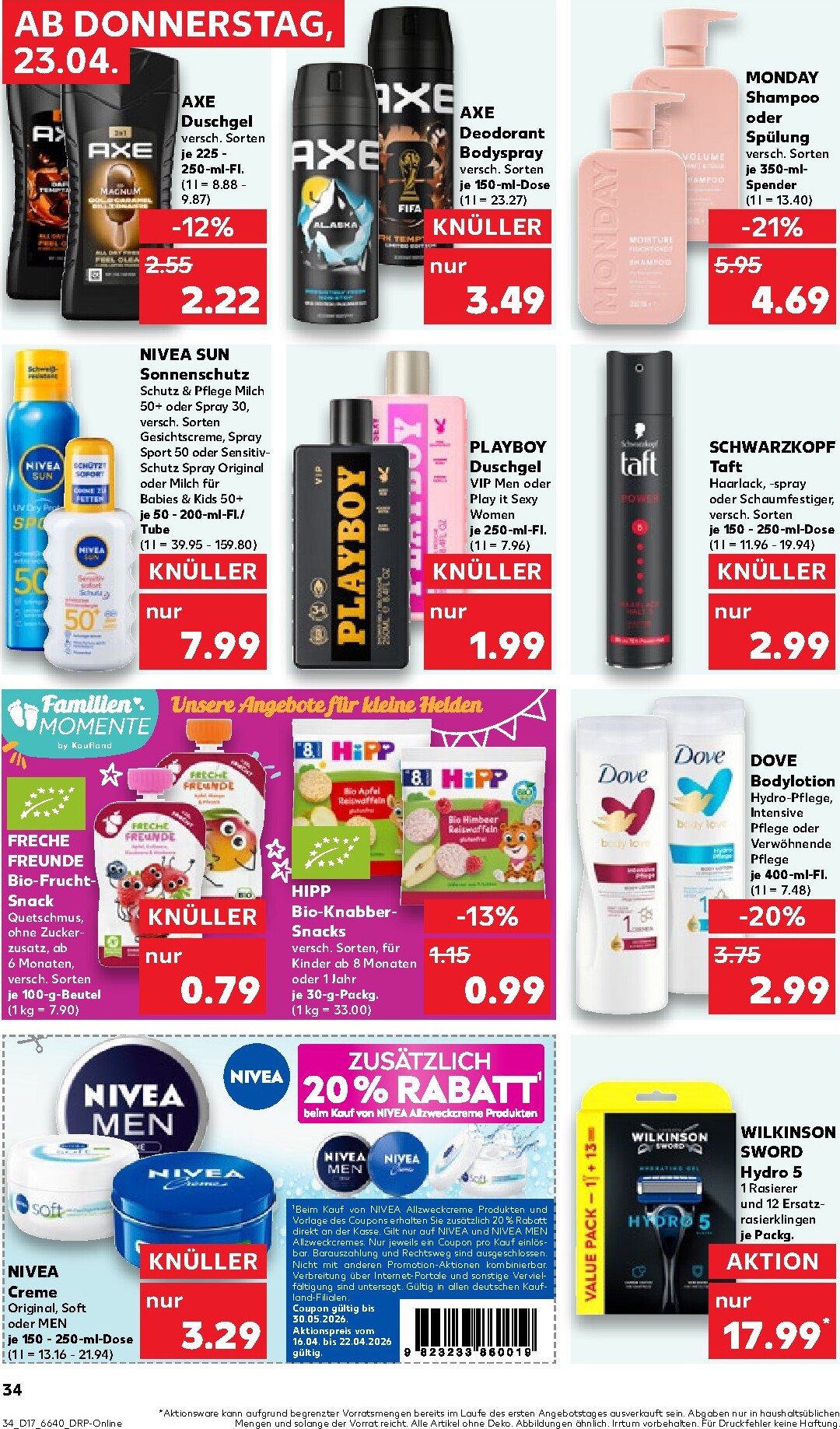 kaufland - Kaufland Prospekt nächste Woche – von Donnerstag 23.04.2026 bis Mittwoch 29.04.2026 - page: 34