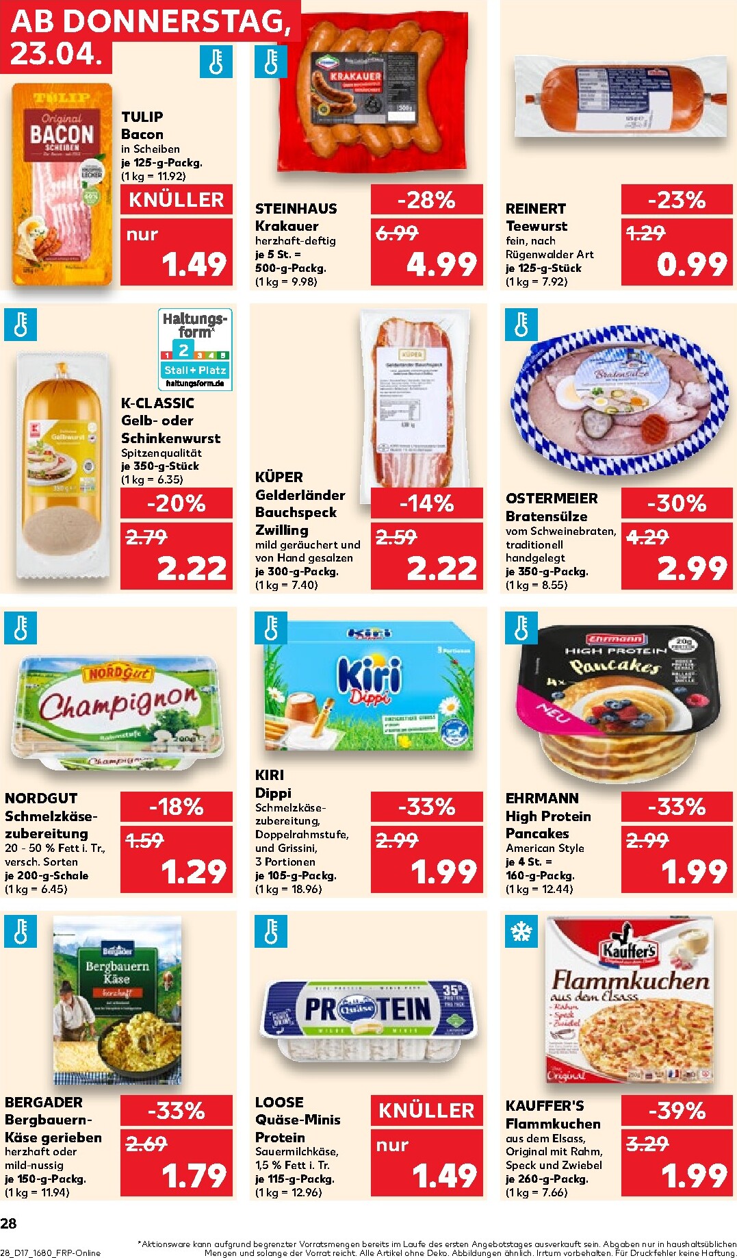 kaufland - Kaufland Prospekt nächste Woche – von Donnerstag 23.04.2026 bis Mittwoch 29.04.2026 - page: 28