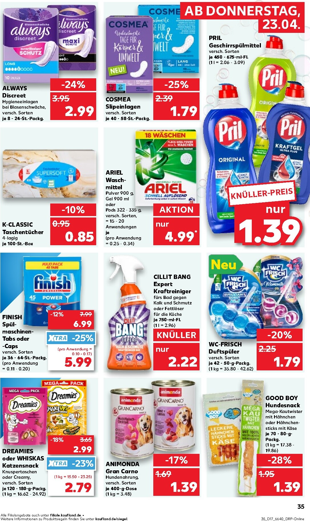 kaufland - Kaufland Prospekt nächste Woche – von Donnerstag 23.04.2026 bis Mittwoch 29.04.2026 - page: 35