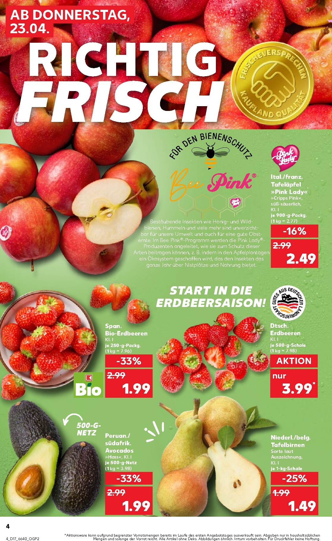 kaufland - Kaufland Prospekt nächste Woche – von Donnerstag 23.04.2026 bis Mittwoch 29.04.2026 - page: 4