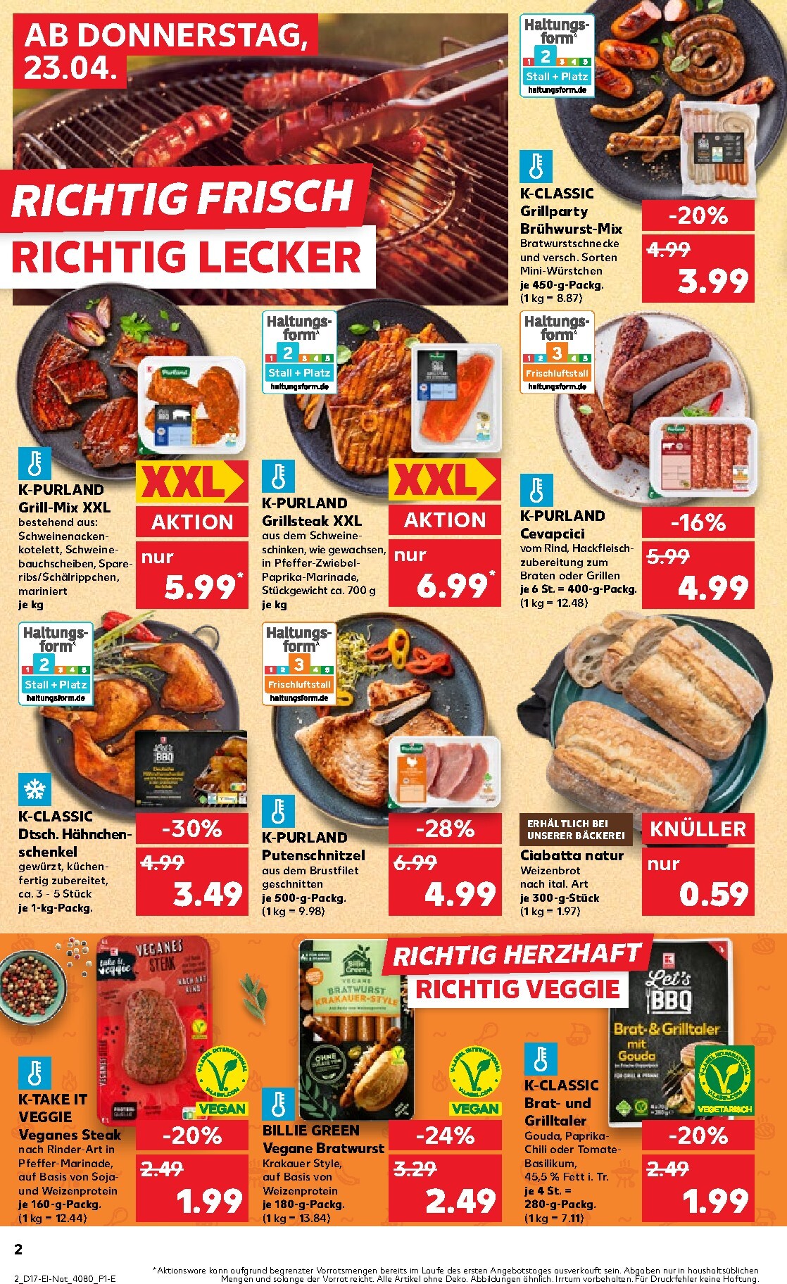 kaufland - Kaufland - Grillen Prospekt nächste Woche – von Donnerstag 23.04.2026 bis Mittwoch 29.04.2026 - page: 2