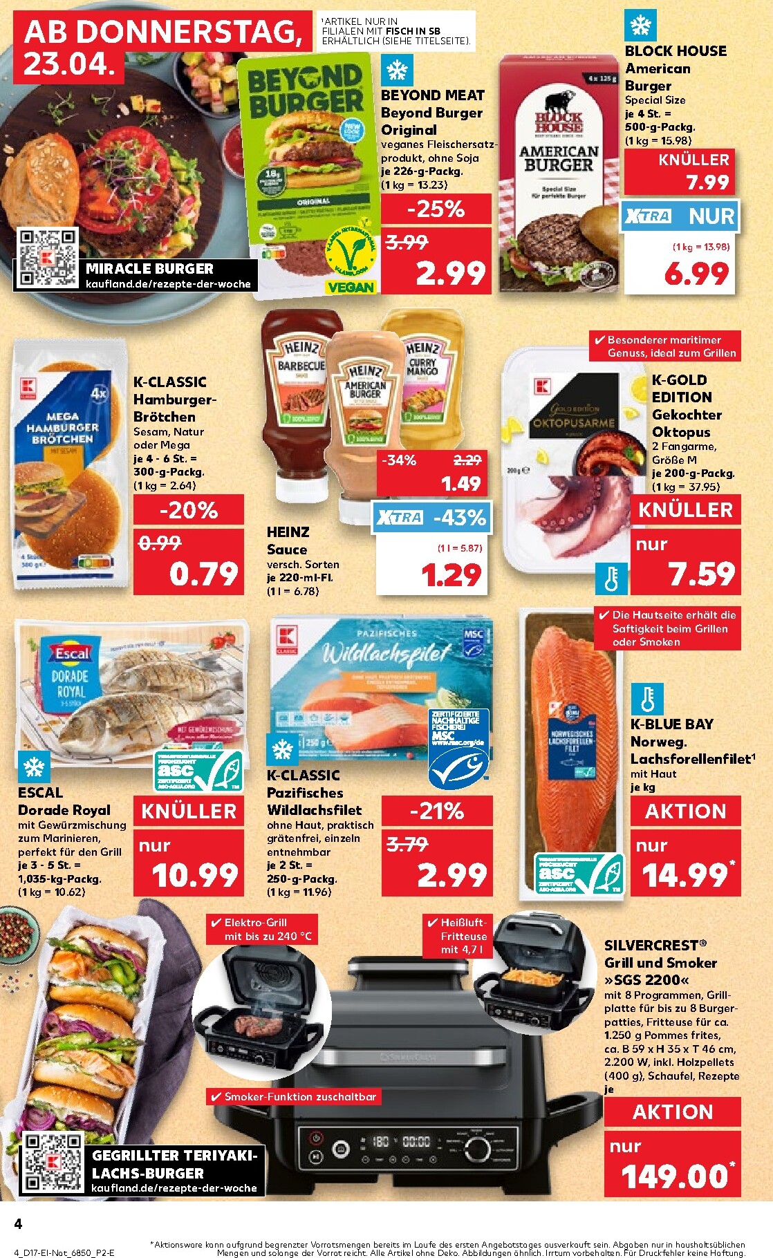 kaufland - Kaufland - Grillen Prospekt nächste Woche – von Donnerstag 23.04.2026 bis Mittwoch 29.04.2026 - page: 4