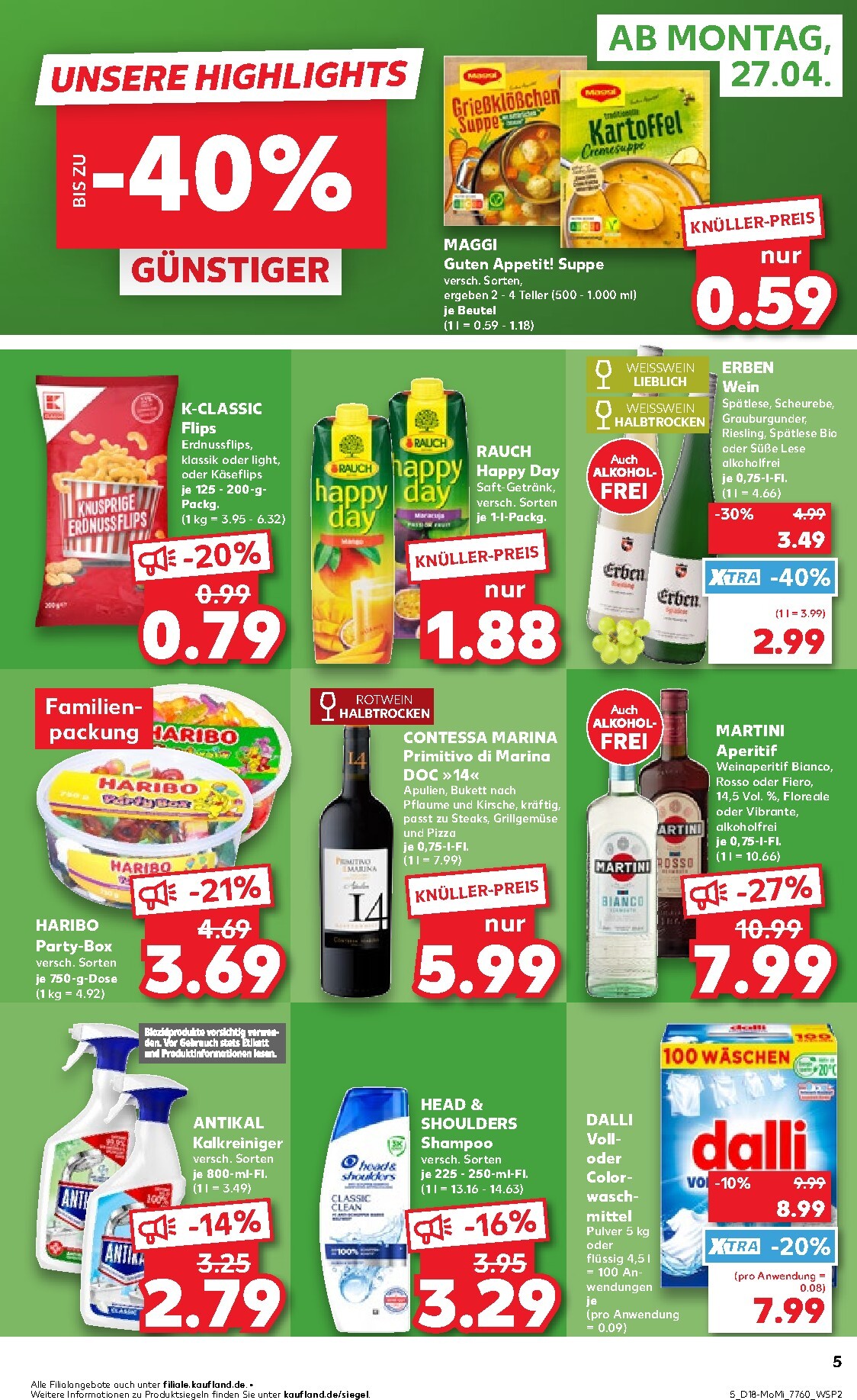kaufland - Kaufland Prospekt nächste Woche – von Montag 27.04.2026 bis Mittwoch 29.04.2026 - page: 5
