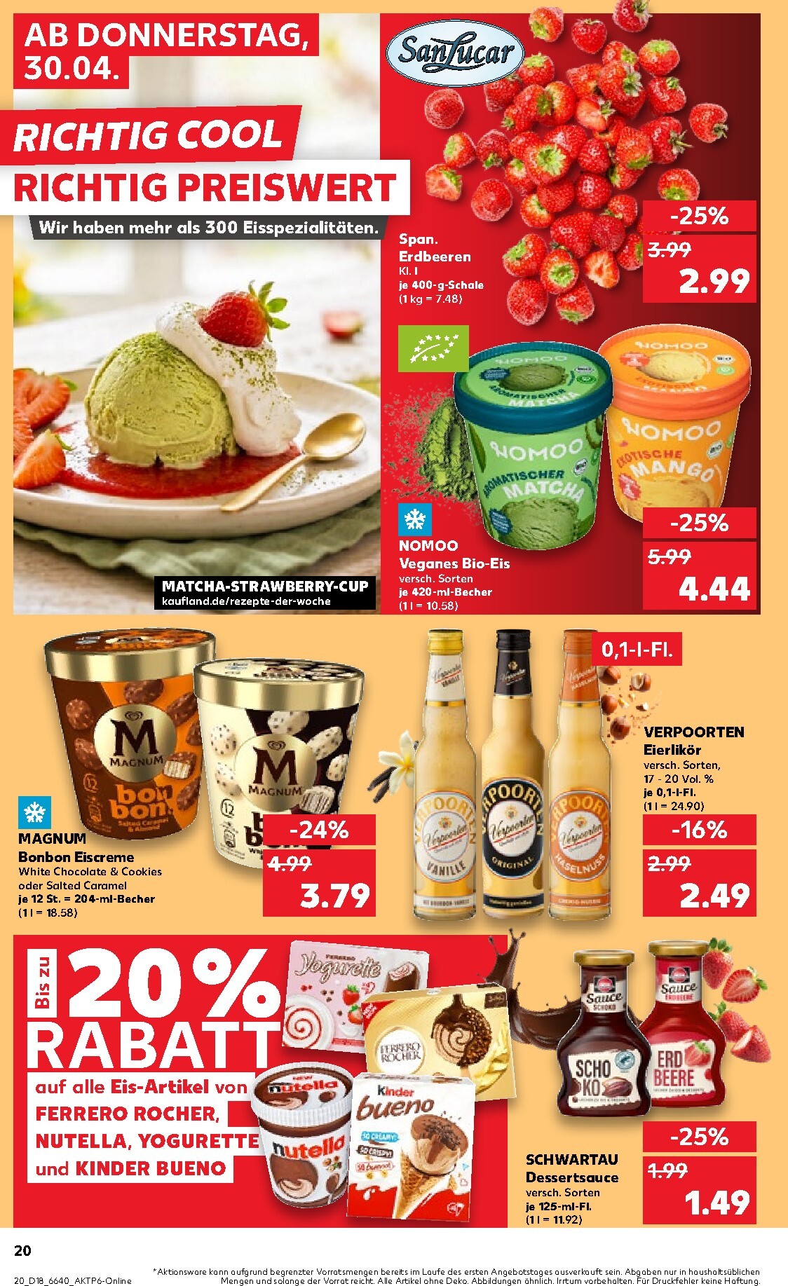 kaufland - Kaufland Prospekt nächste Woche – von Donnerstag 30.04.2026 bis Mittwoch 06.05.2026 - page: 20