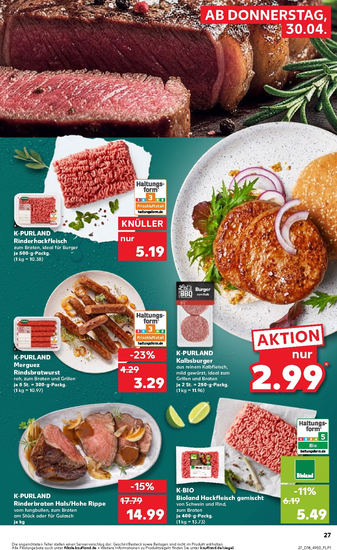 kaufland - Kaufland Prospekt nächste Woche – von Donnerstag 30.04.2026 bis Mittwoch 06.05.2026 - page: 27