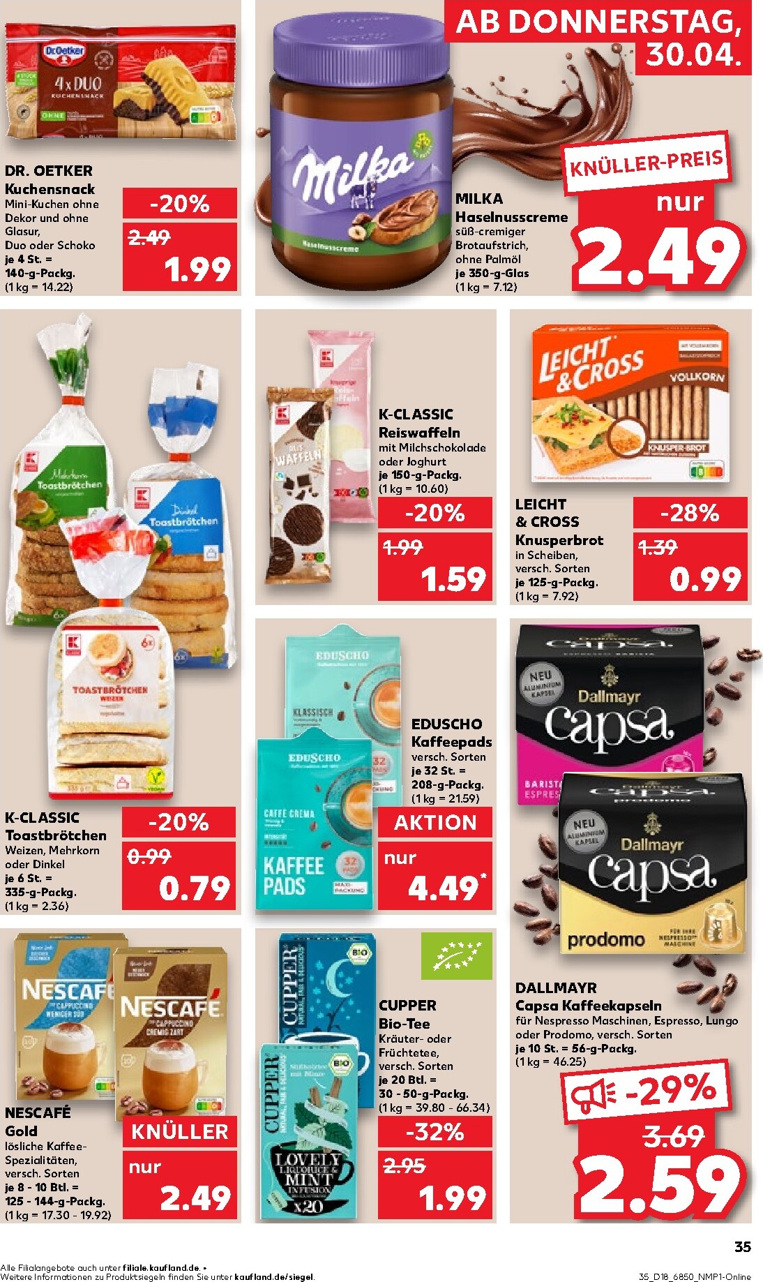 kaufland - Kaufland Prospekt nächste Woche – von Donnerstag 30.04.2026 bis Mittwoch 06.05.2026 - page: 35