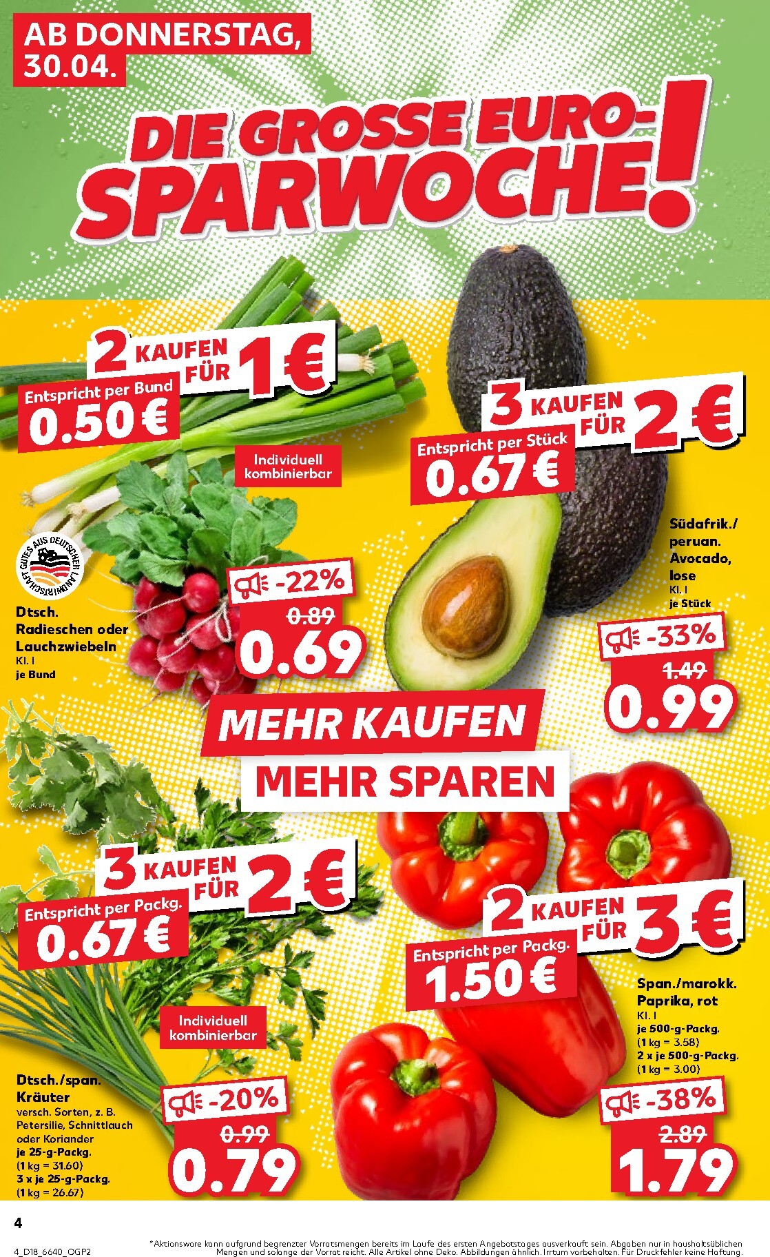 kaufland - Kaufland Prospekt nächste Woche – von Donnerstag 30.04.2026 bis Mittwoch 06.05.2026 - page: 4