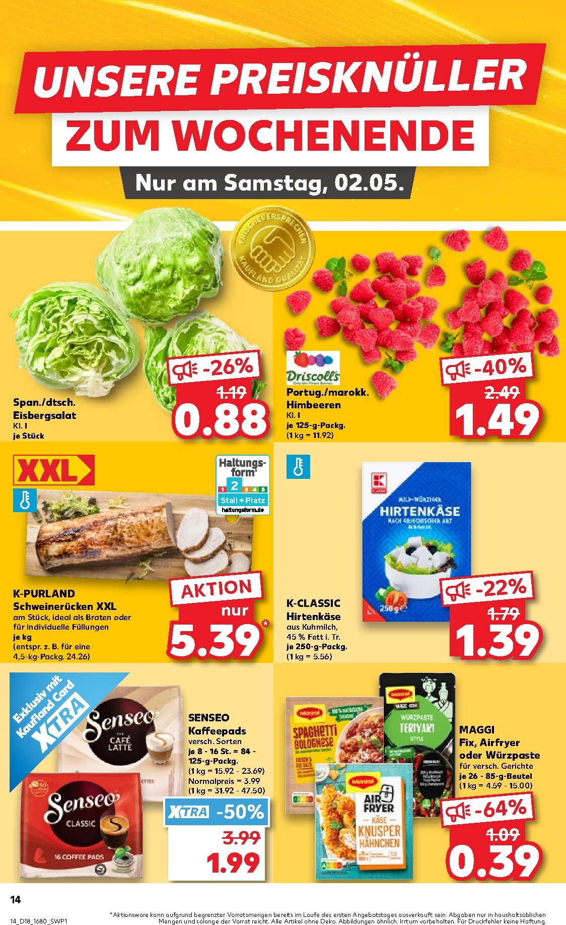 kaufland - Kaufland Prospekt nächste Woche – von Donnerstag 30.04.2026 bis Mittwoch 06.05.2026 - page: 14