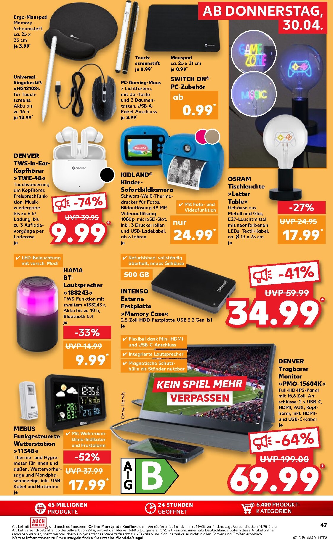 kaufland - Kaufland Prospekt nächste Woche – von Donnerstag 30.04.2026 bis Mittwoch 06.05.2026 - page: 47