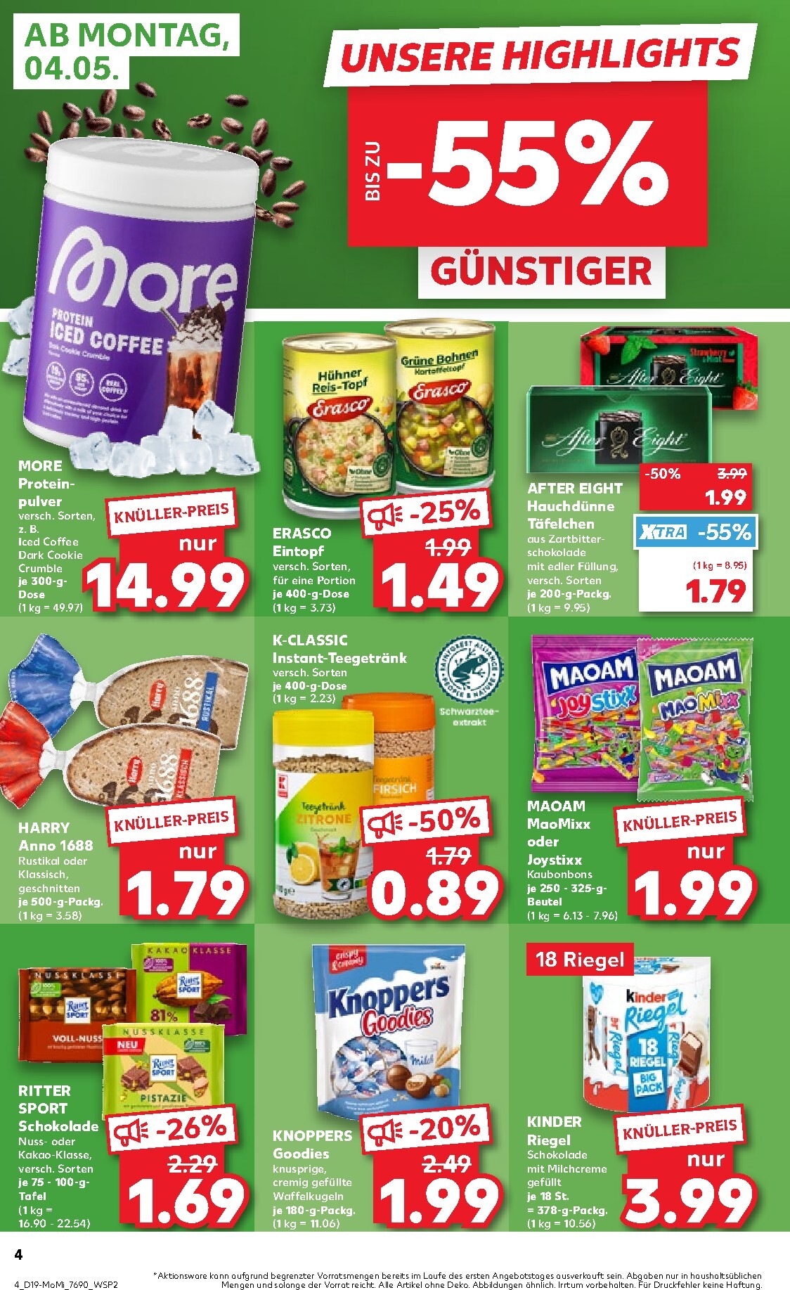 kaufland - Kaufland - Angebote ab Montag Prospekt nächste Woche – von Montag 04.05.2026 bis Mittwoch 06.05.2026 - page: 4