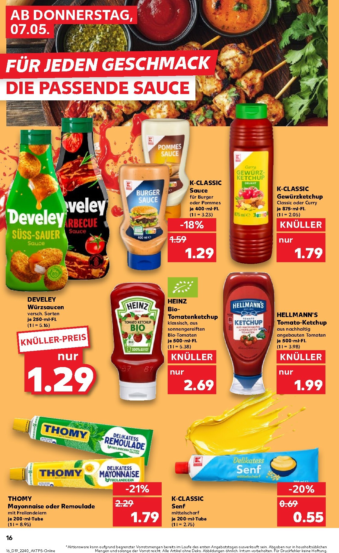 kaufland - Kaufland Prospekt nächste Woche – von Donnerstag 07.05.2026 bis Mittwoch 13.05.2026 - page: 16