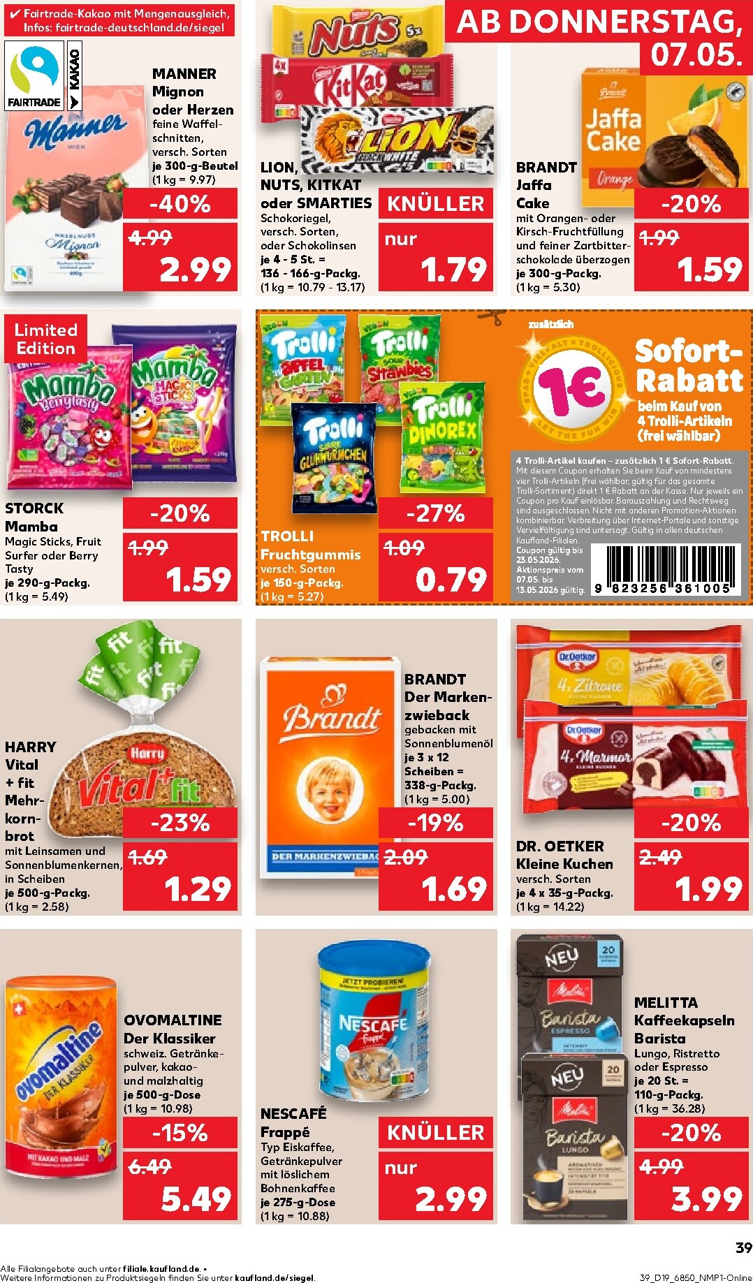 kaufland - Kaufland Prospekt nächste Woche – von Donnerstag 07.05.2026 bis Mittwoch 13.05.2026 - page: 39