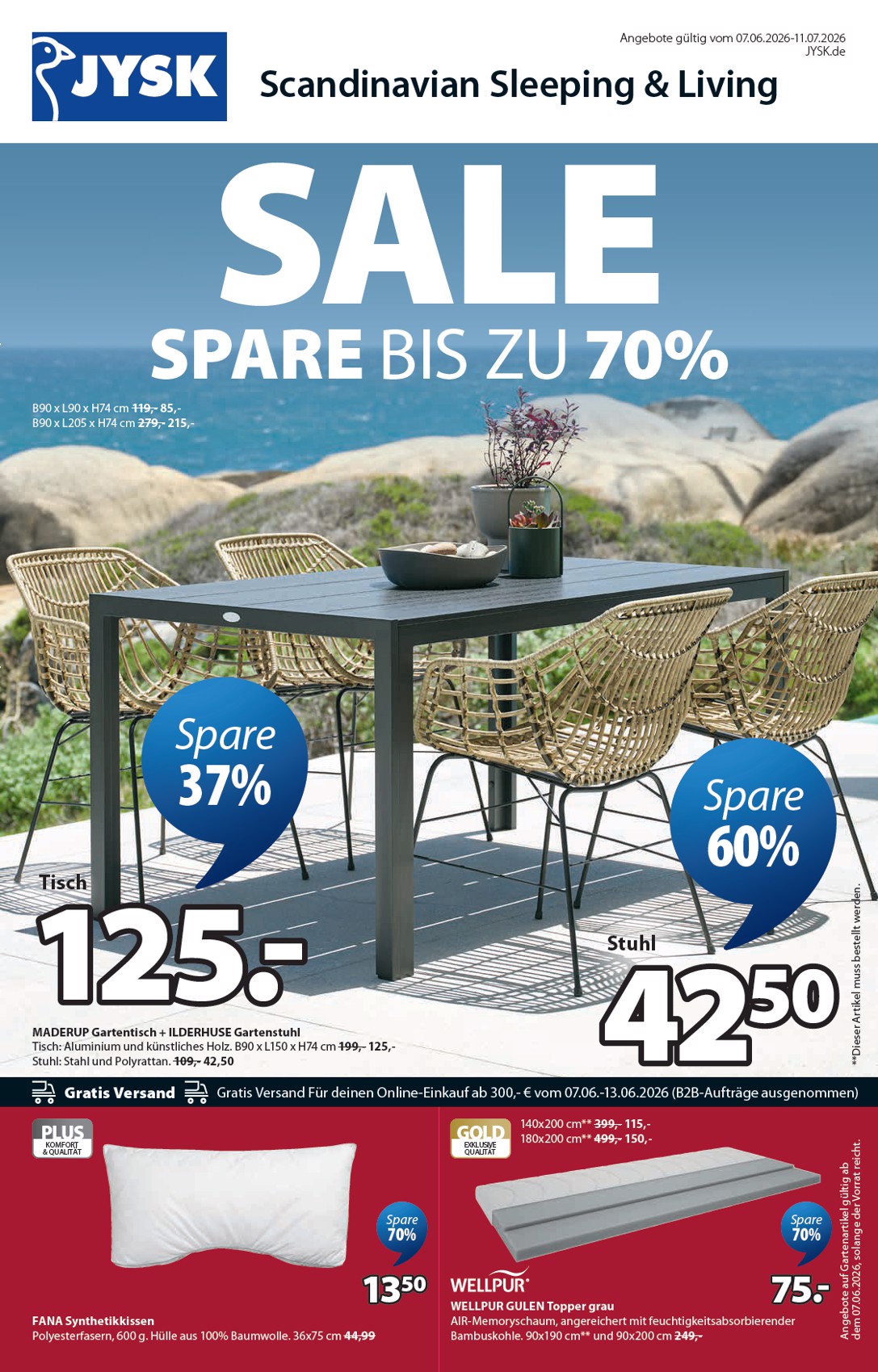 jysk - JYSK Prospekt – von Sonntag 07.06.2026 bis Samstag 11.07.2026