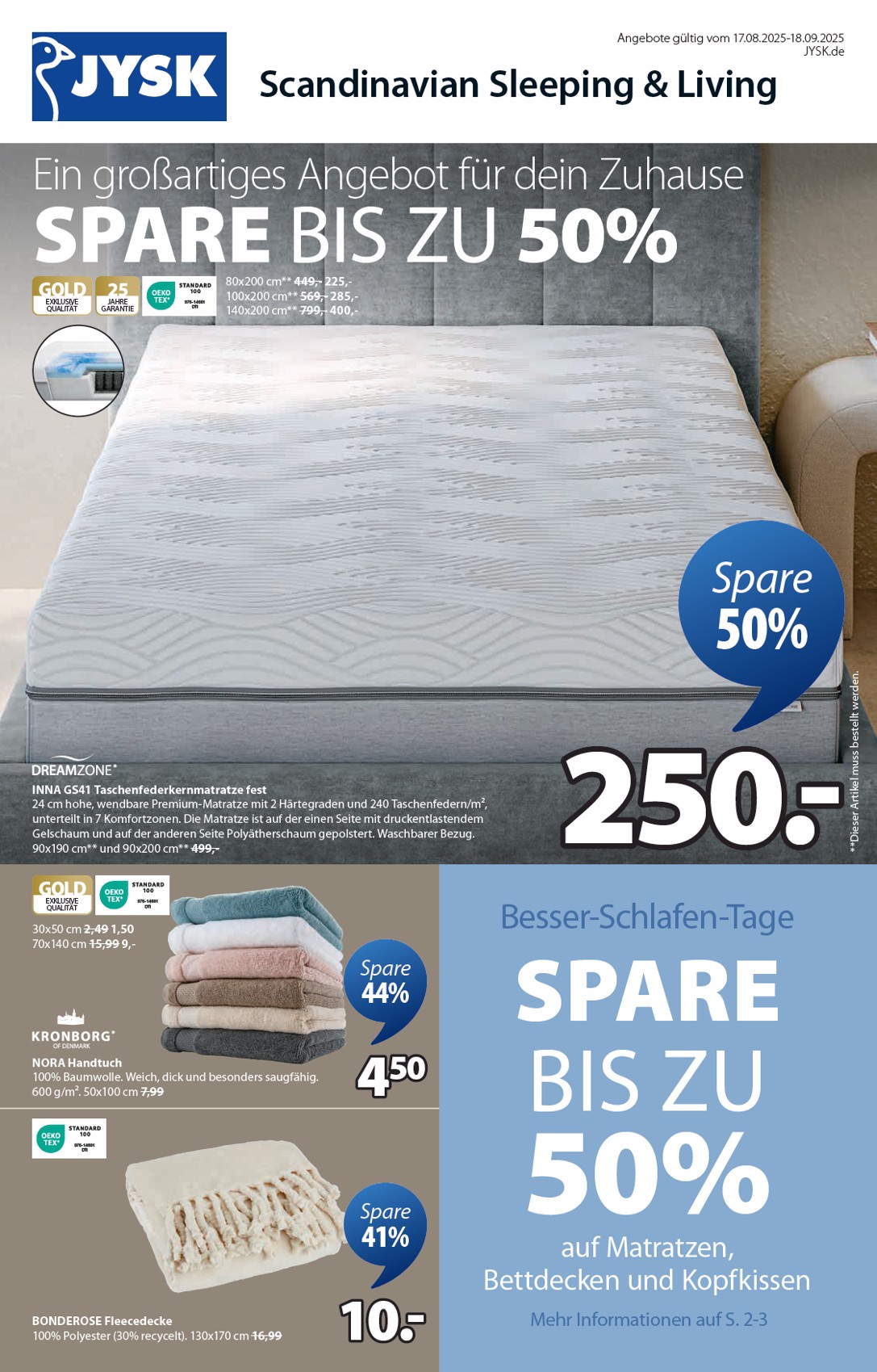jysk - JYSK-Prospekt gültig vom 17.08. bis 18.09.