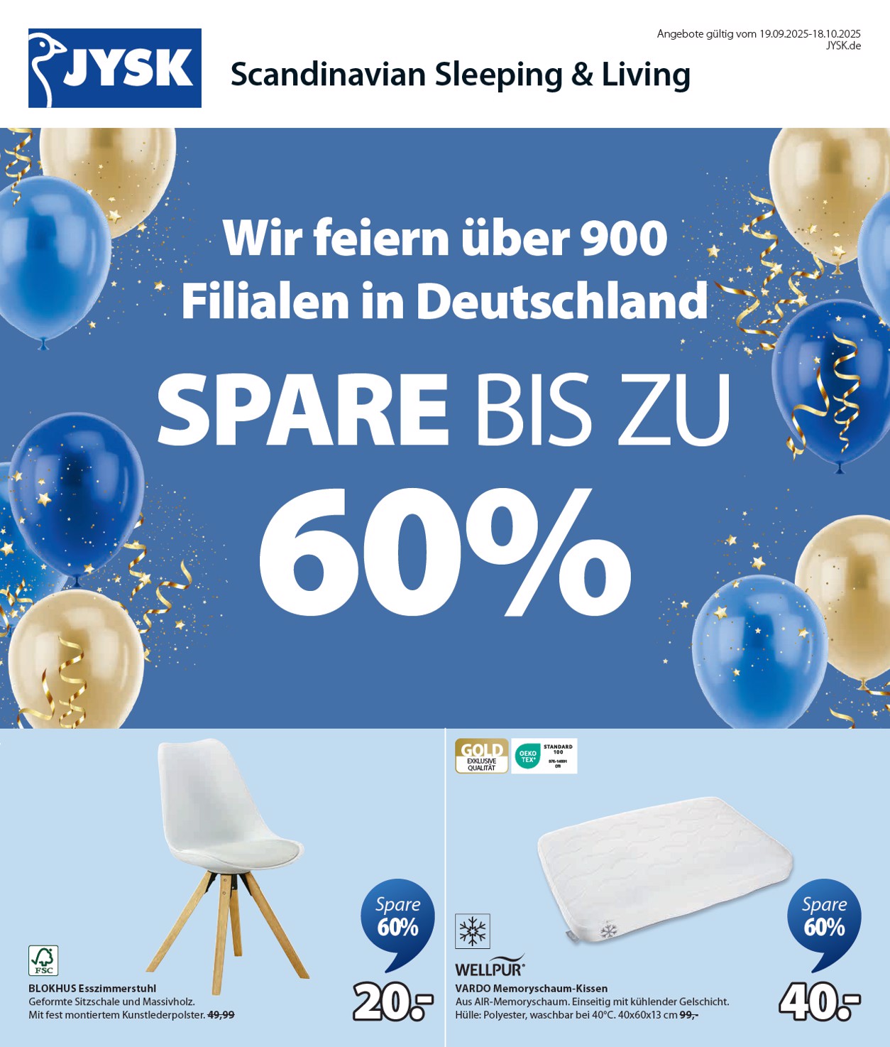 jysk - JYSK-Prospekt gültig vom 19.09. bis 18.10.