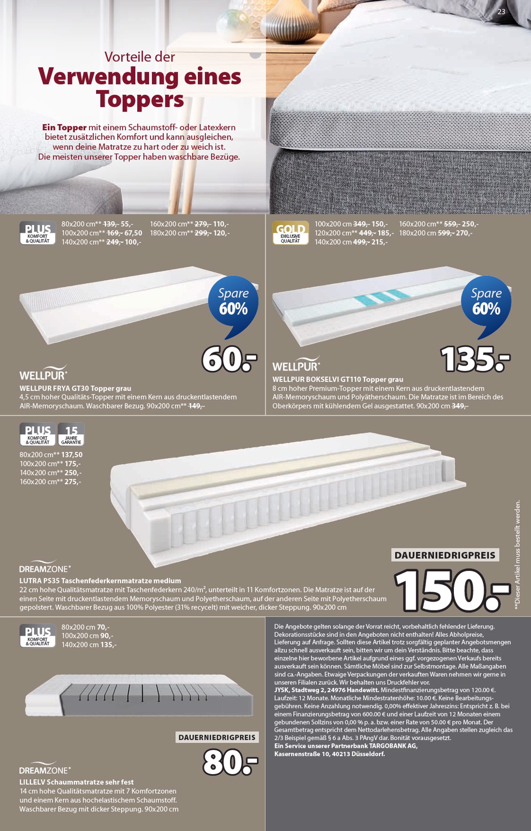 jysk - JYSK - Großartige Angebote-Prospekt gültig vom 19.10. bis 29.11. - page: 23