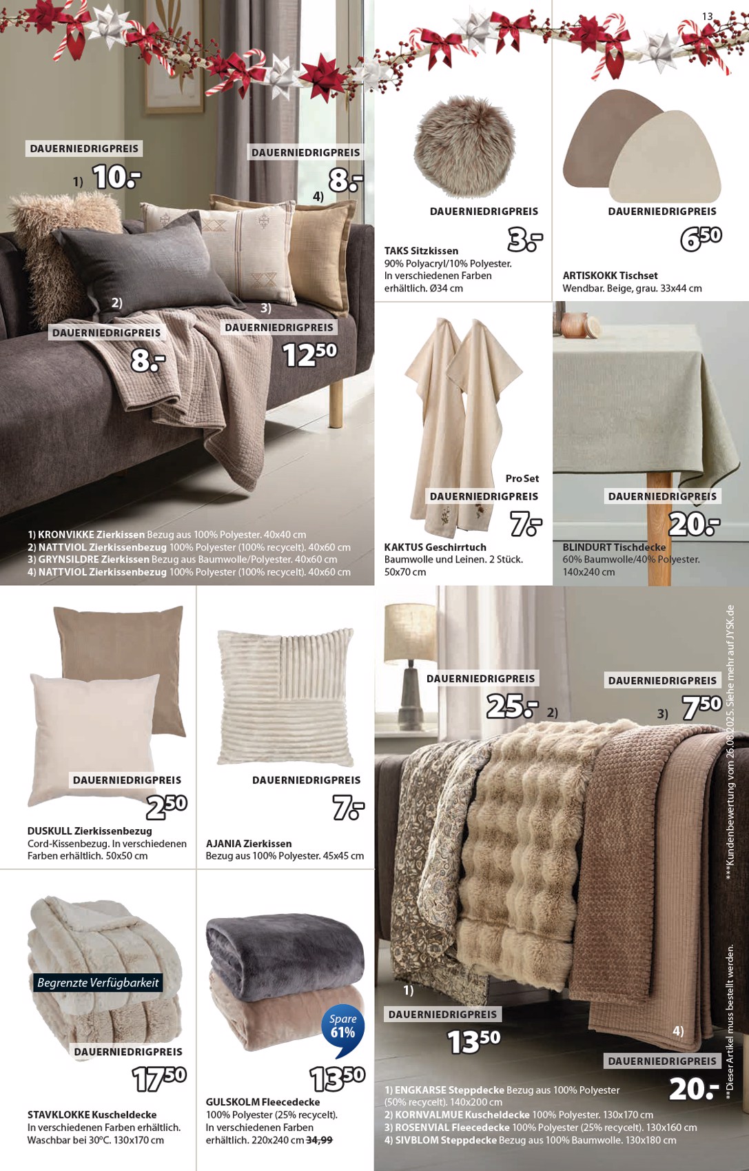 jysk - JYSK - Großartige Angebote-Prospekt gültig vom 19.10. bis 29.11. - page: 13