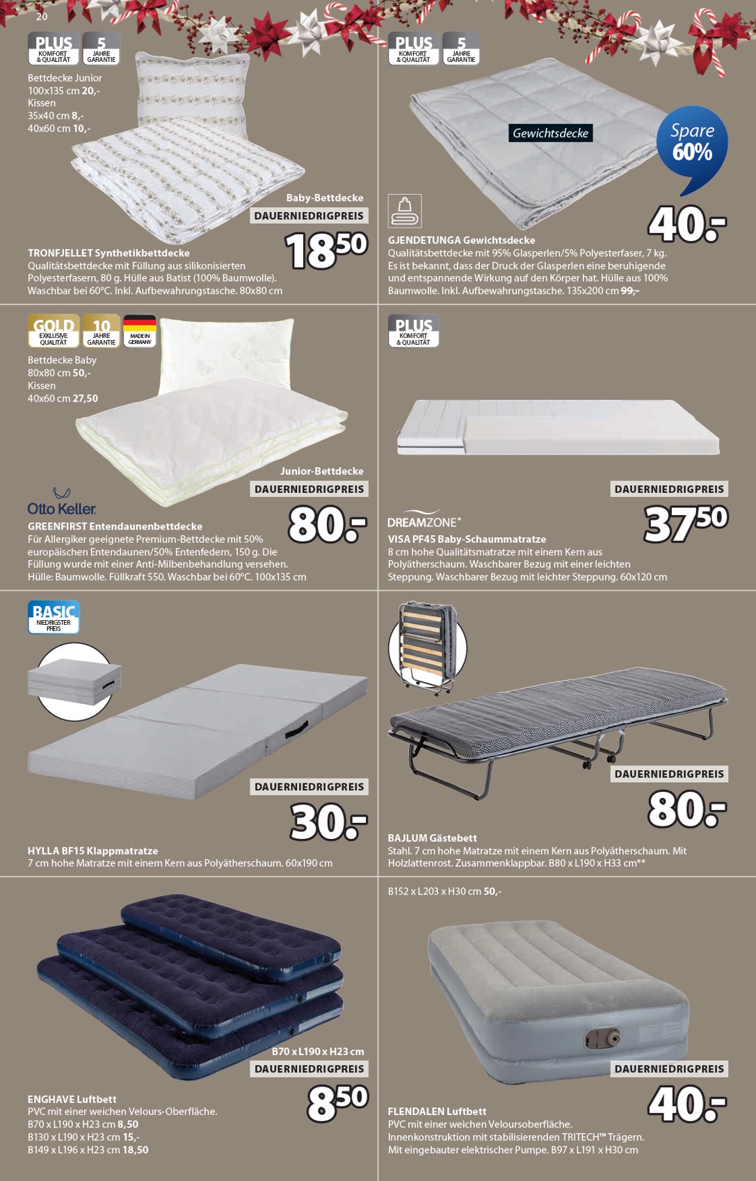 jysk - JYSK - Großartige Angebote-Prospekt gültig vom 19.10. bis 29.11. - page: 20