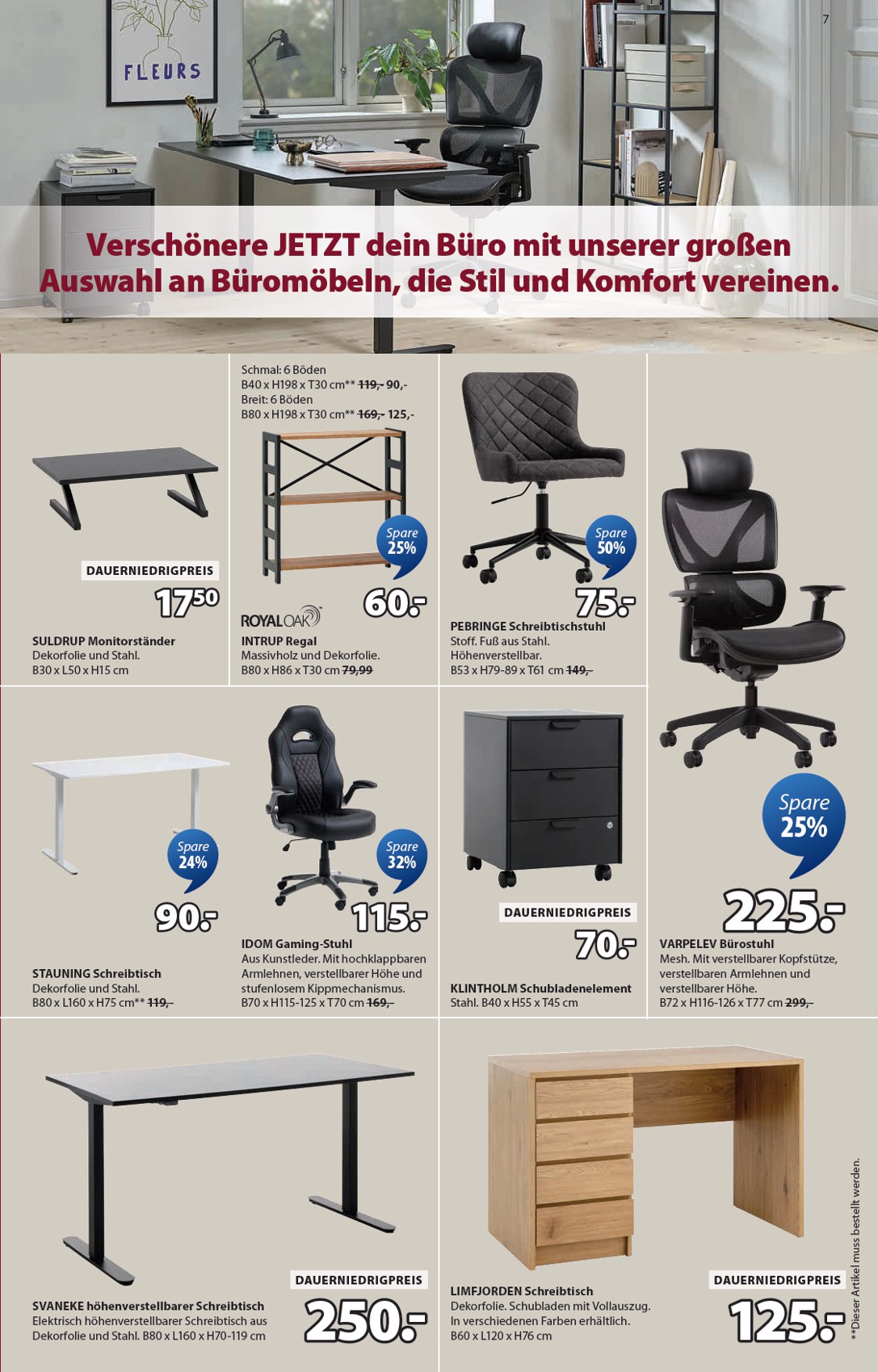 jysk - JYSK - Großartige Angebote-Prospekt gültig vom 19.10. bis 29.11. - page: 7