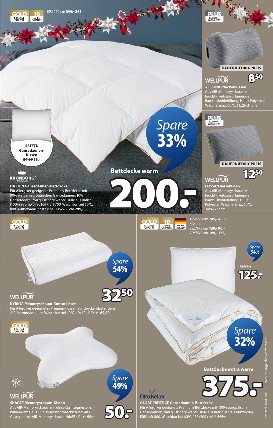 jysk - JYSK - Großartige Angebote 2-Prospekt gültig vom 19.10. bis 29.11. - page: 9