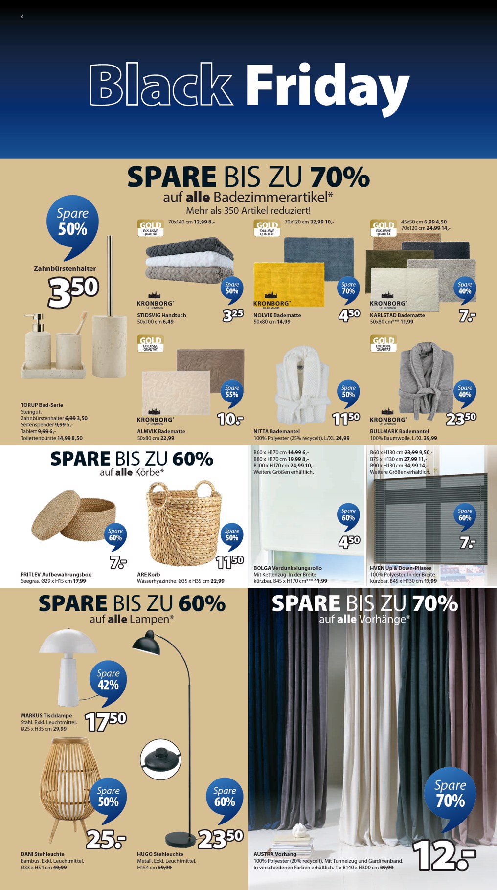 jysk - JYSK - Black Friday 2-Prospekt gültig vom 19.10. bis 29.11. - page: 4