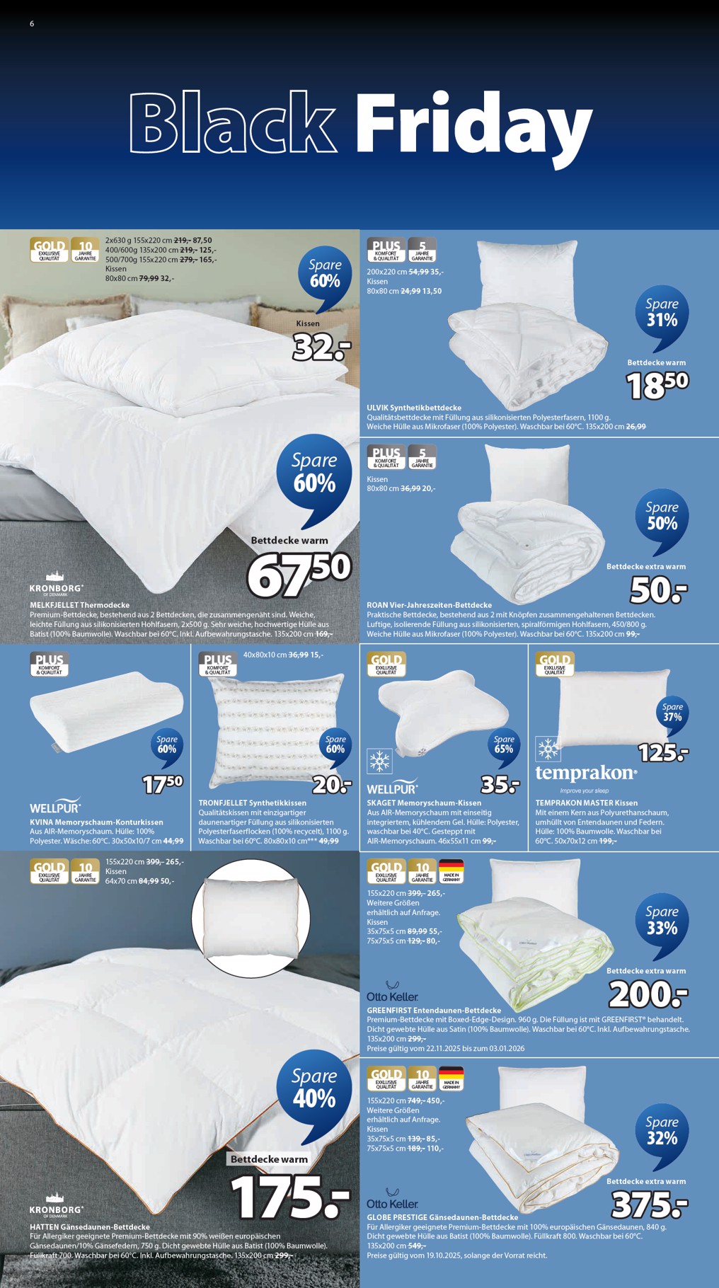 jysk - JYSK - Black Friday 2-Prospekt gültig vom 19.10. bis 29.11. - page: 6