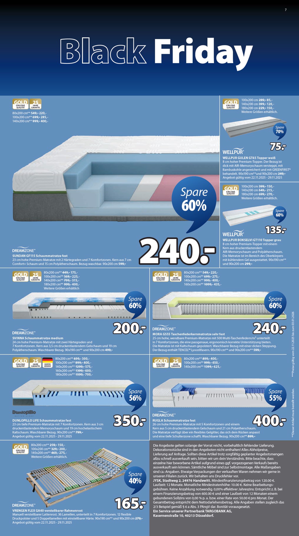 jysk - JYSK - Black Friday 2-Prospekt gültig vom 19.10. bis 29.11. - page: 7
